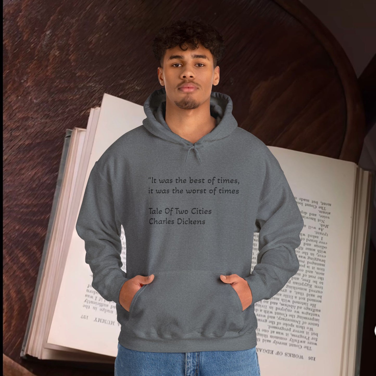 best of times,.." Unisex Heavy Blend™ Hooded Sweatshirt