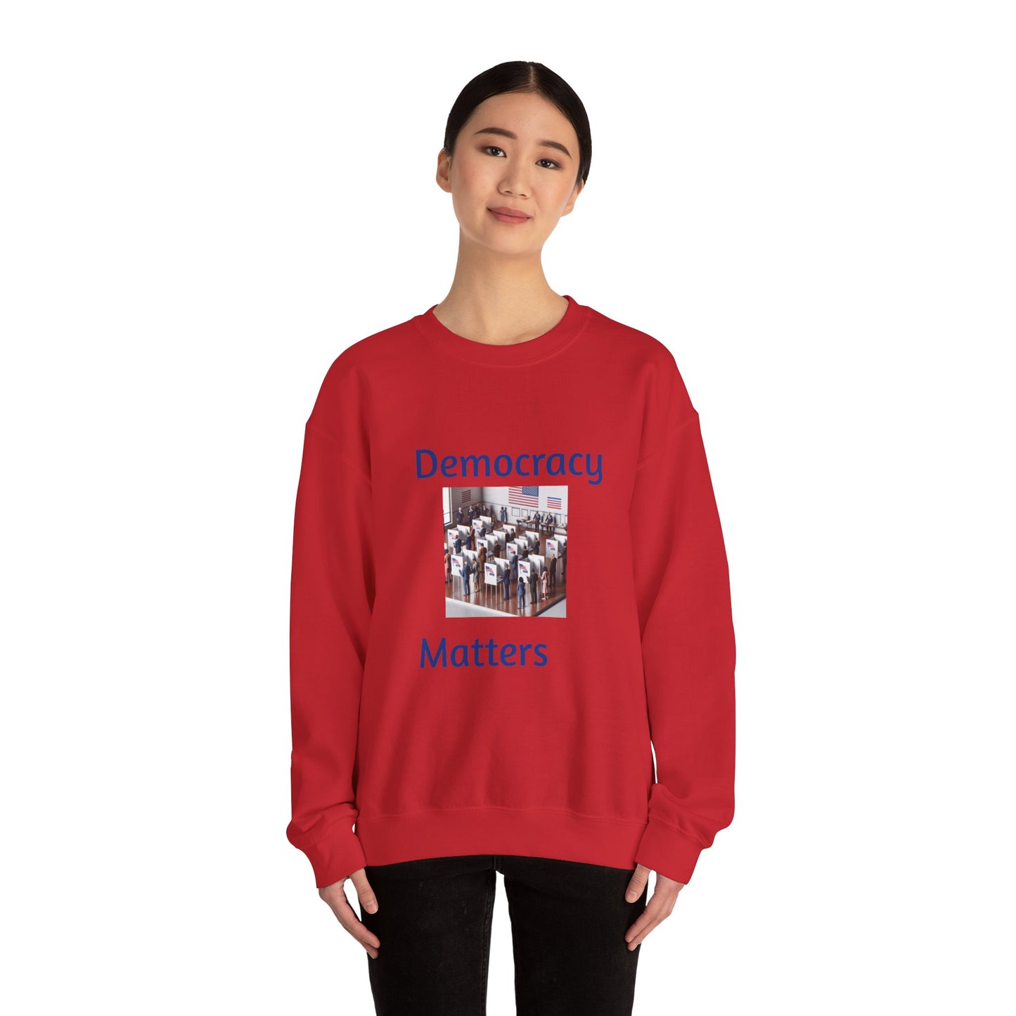 Democracy Matters Unisex Heavy Blend™ Crewneck Sweatshirt