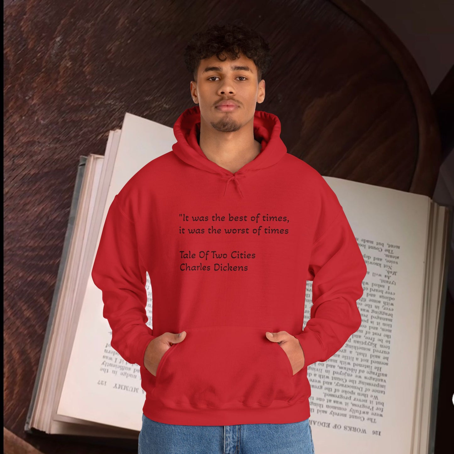 best of times,.." Unisex Heavy Blend™ Hooded Sweatshirt