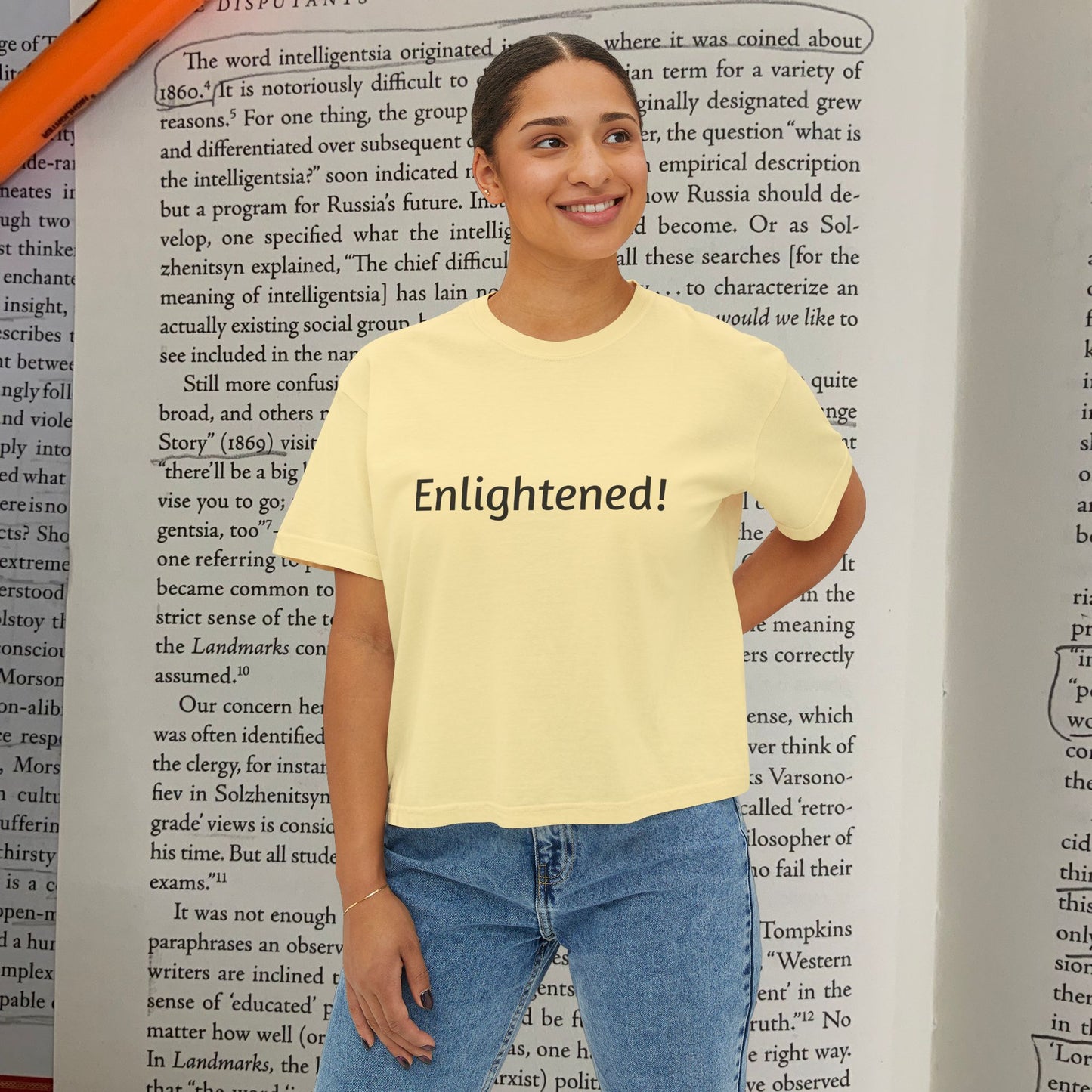 Literature Is The Mirror To Society Women's Boxy Tee