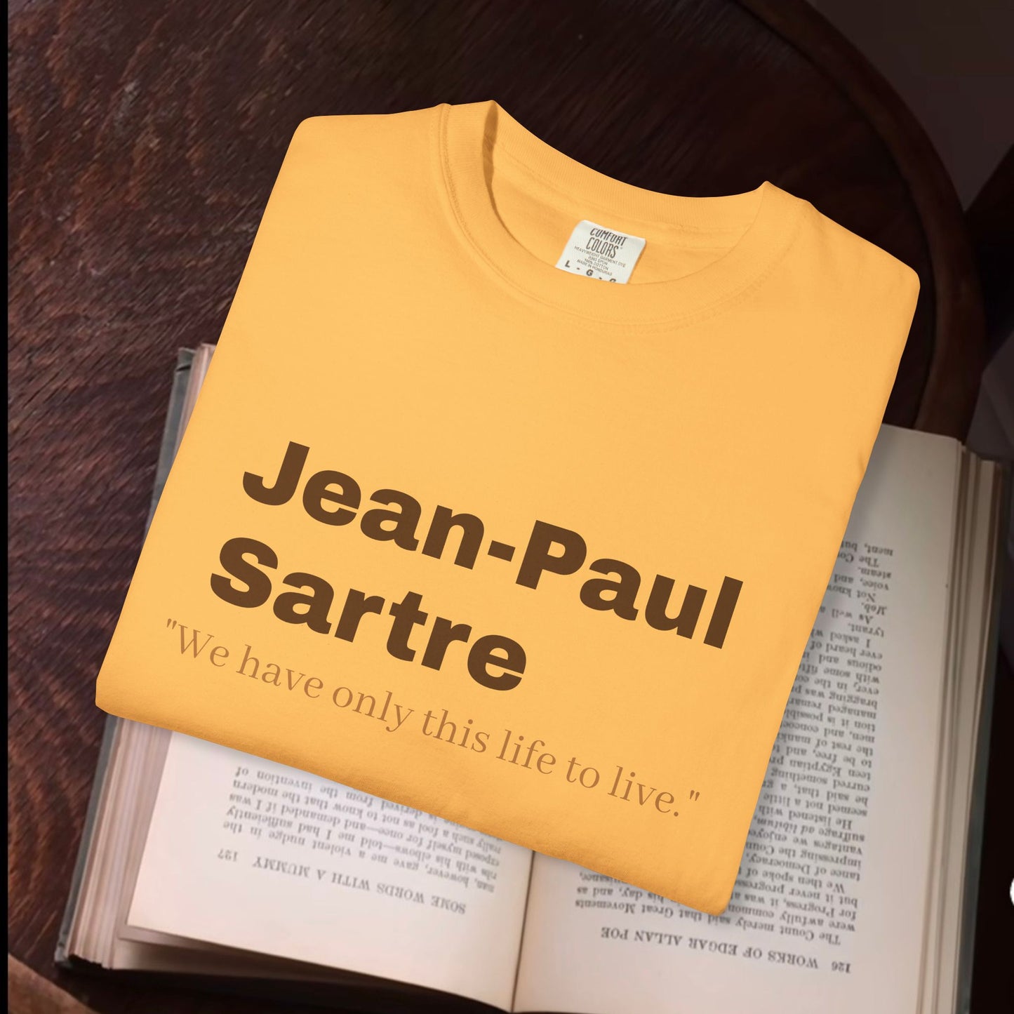 Jean-Paul Sartre 'We have only this life..."