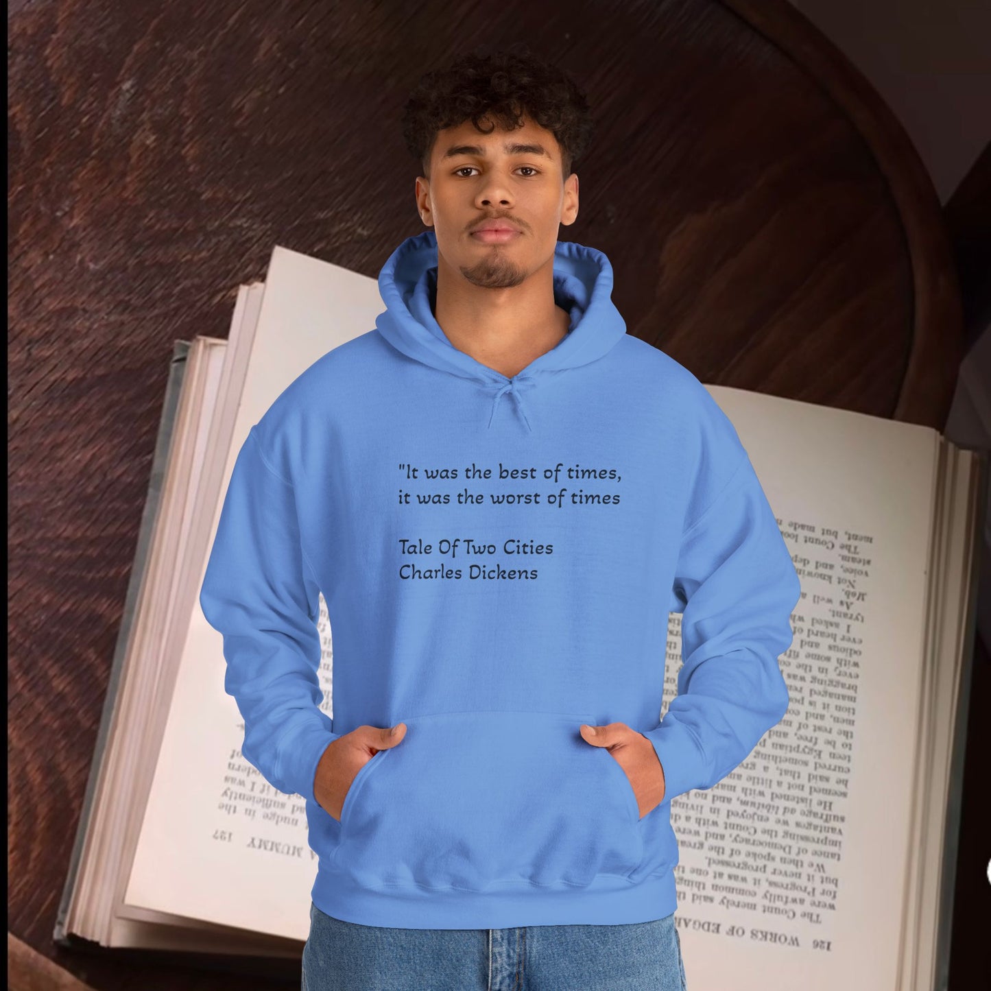 best of times,.." Unisex Heavy Blend™ Hooded Sweatshirt