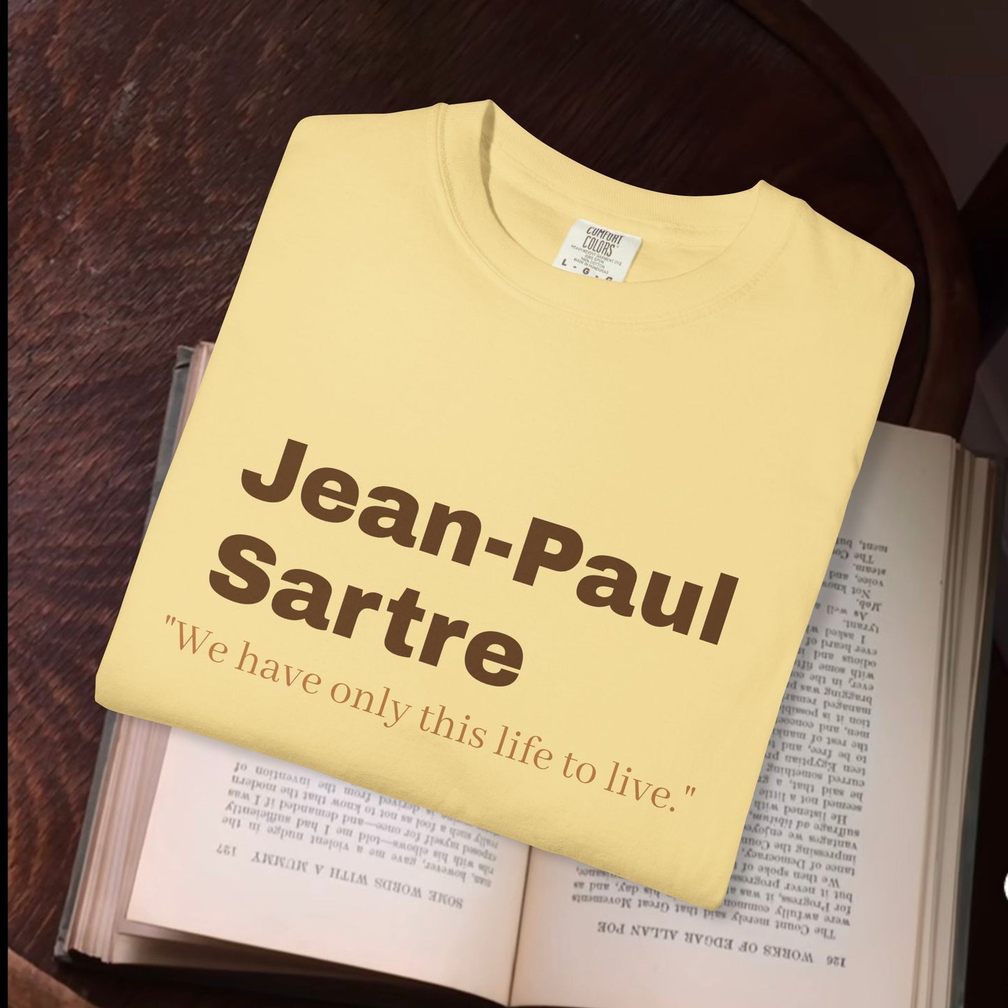 Jean-Paul Sartre 'We have only this life..."