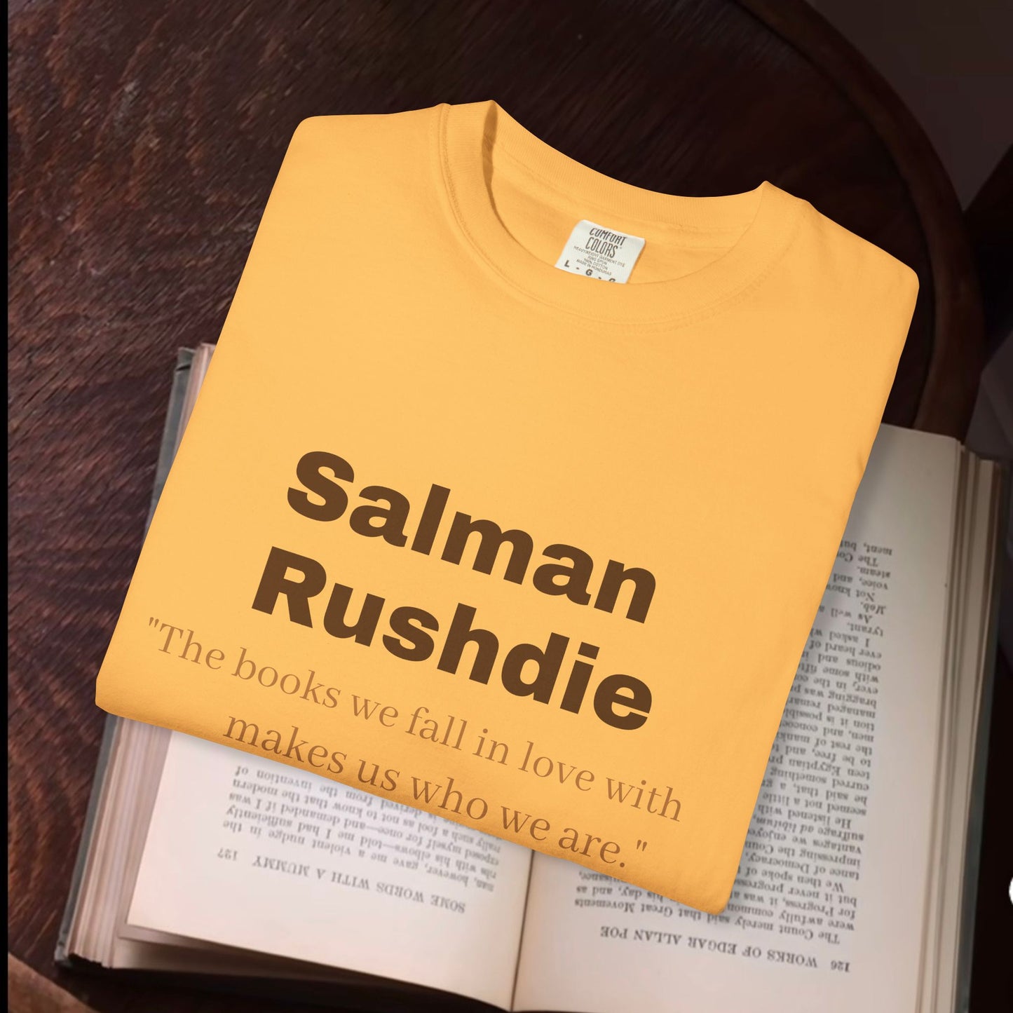Salman Rushdie 'The books we fall in love with..."