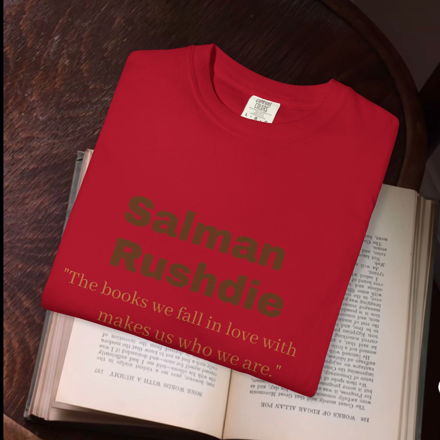 Salman Rushdie 'The books we fall in love with..."