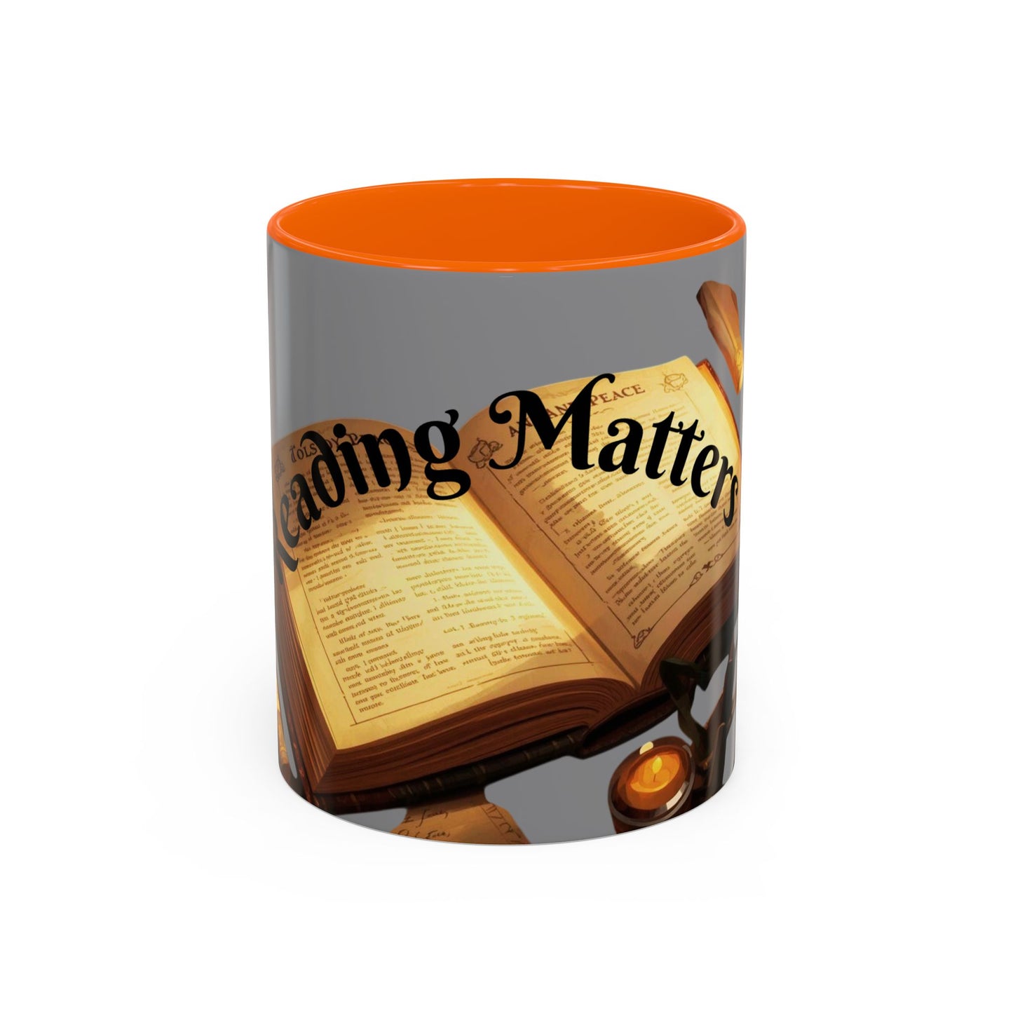 Open Book Reading Matters Color Lining Mug (11, 15oz)
