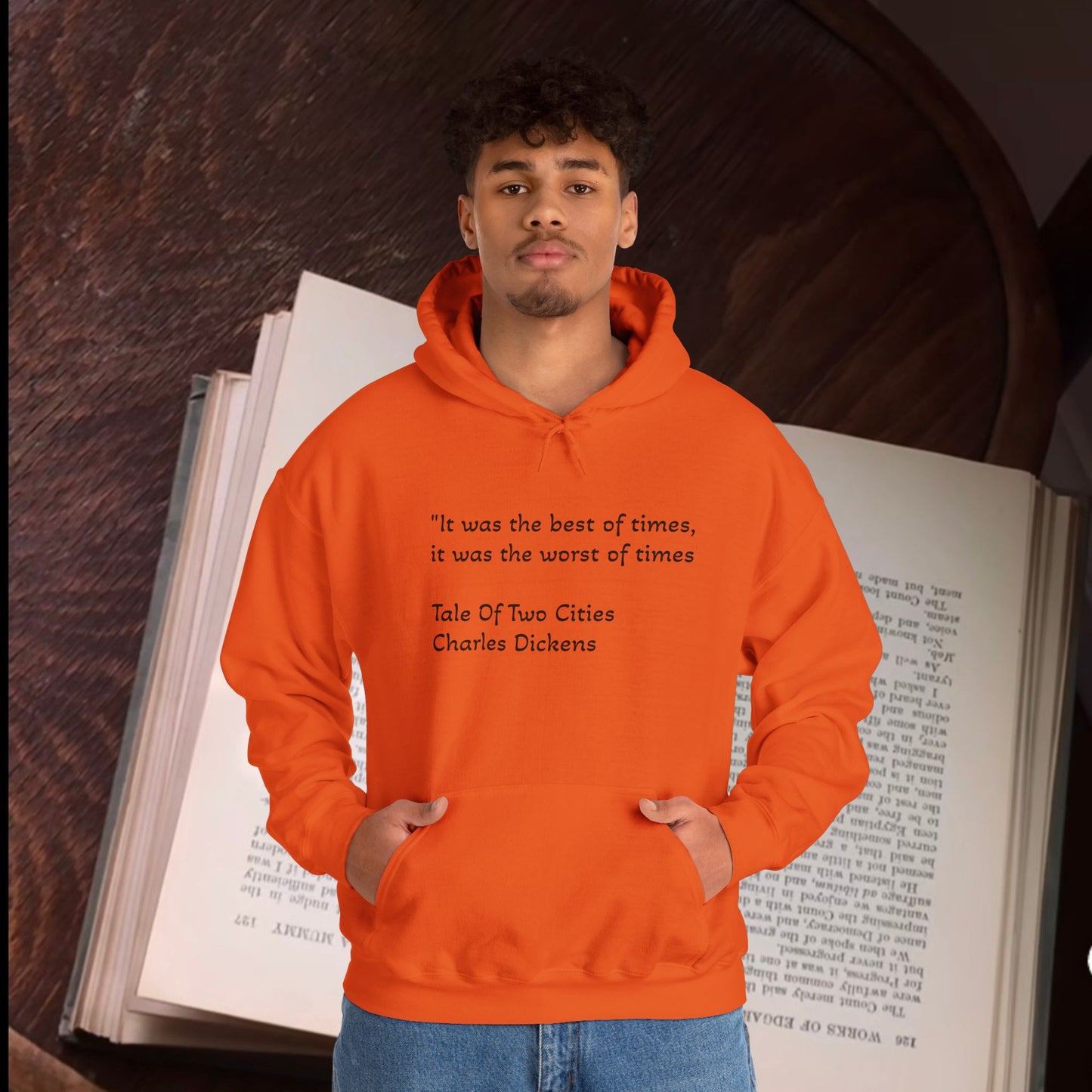 best of times,.." Unisex Heavy Blend™ Hooded Sweatshirt
