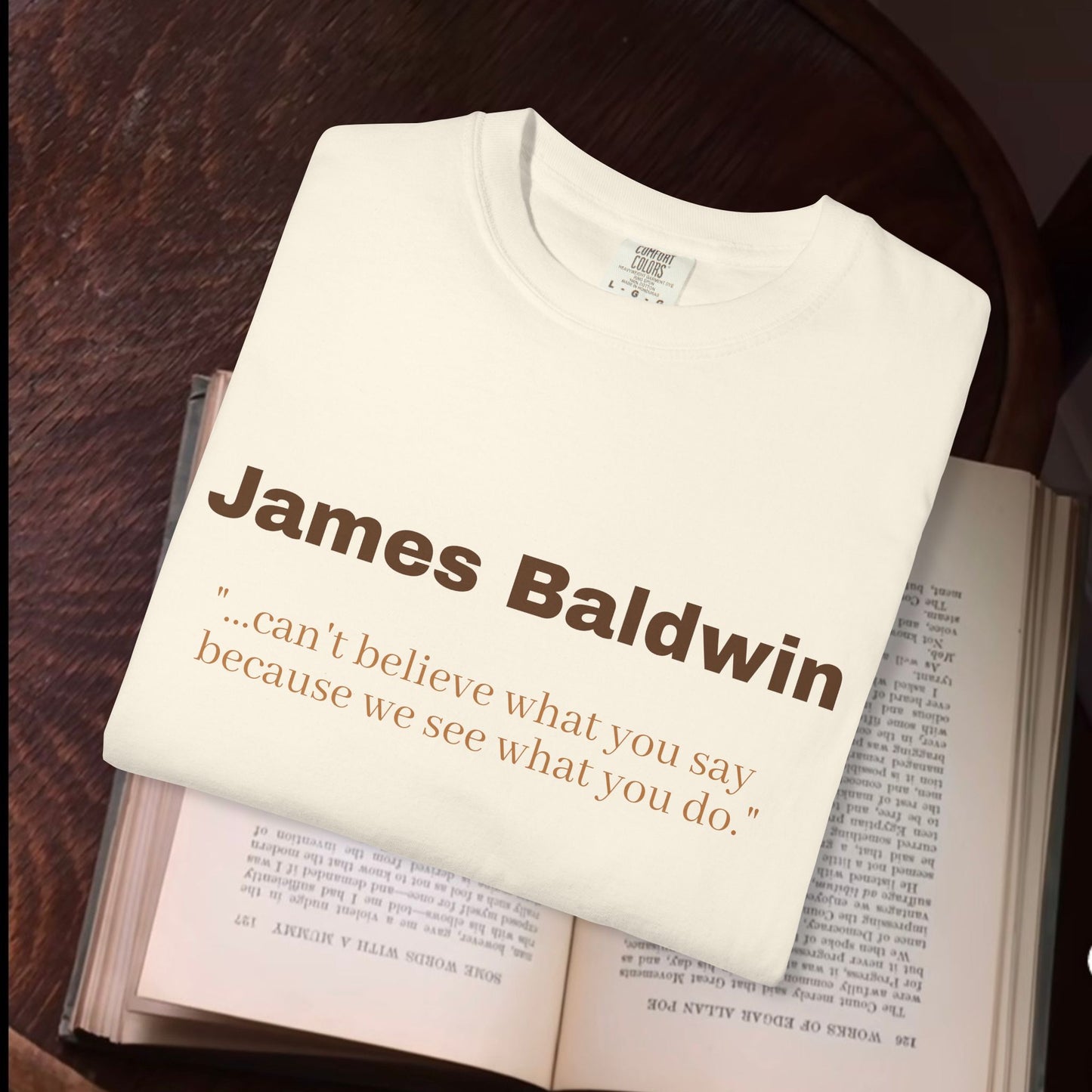 James Baldwin '..we see what you do."