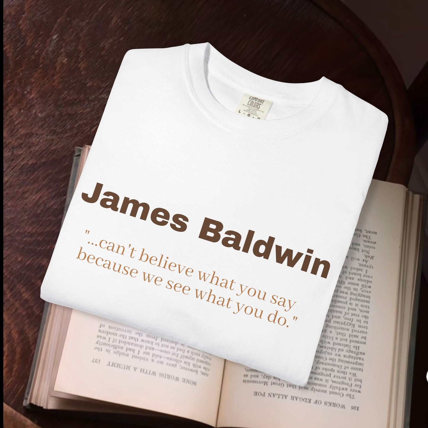 James Baldwin '..we see what you do."