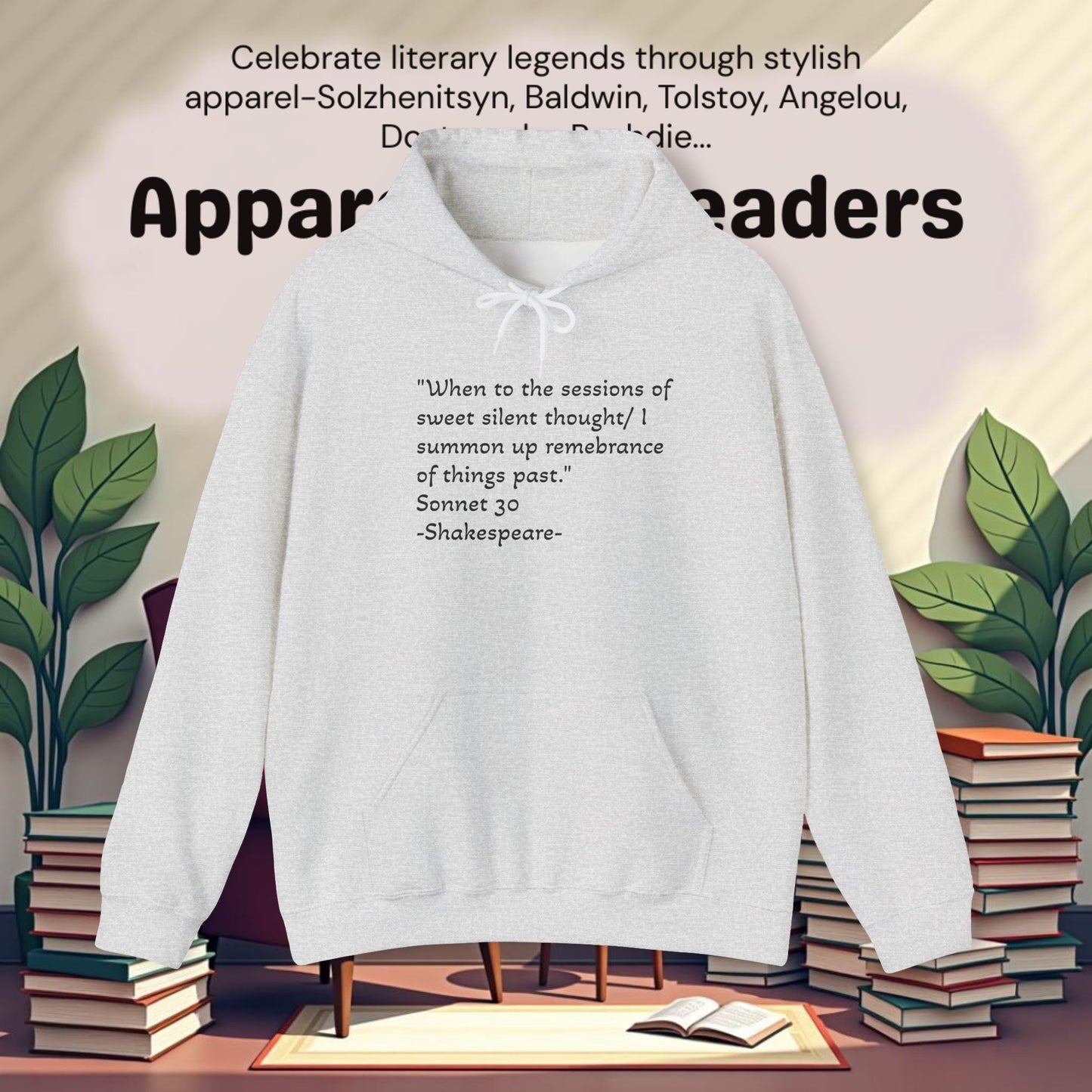 Sonnet 30 Shakespeare " Hoodie - Unisex Heavy Blend Sweatshirt