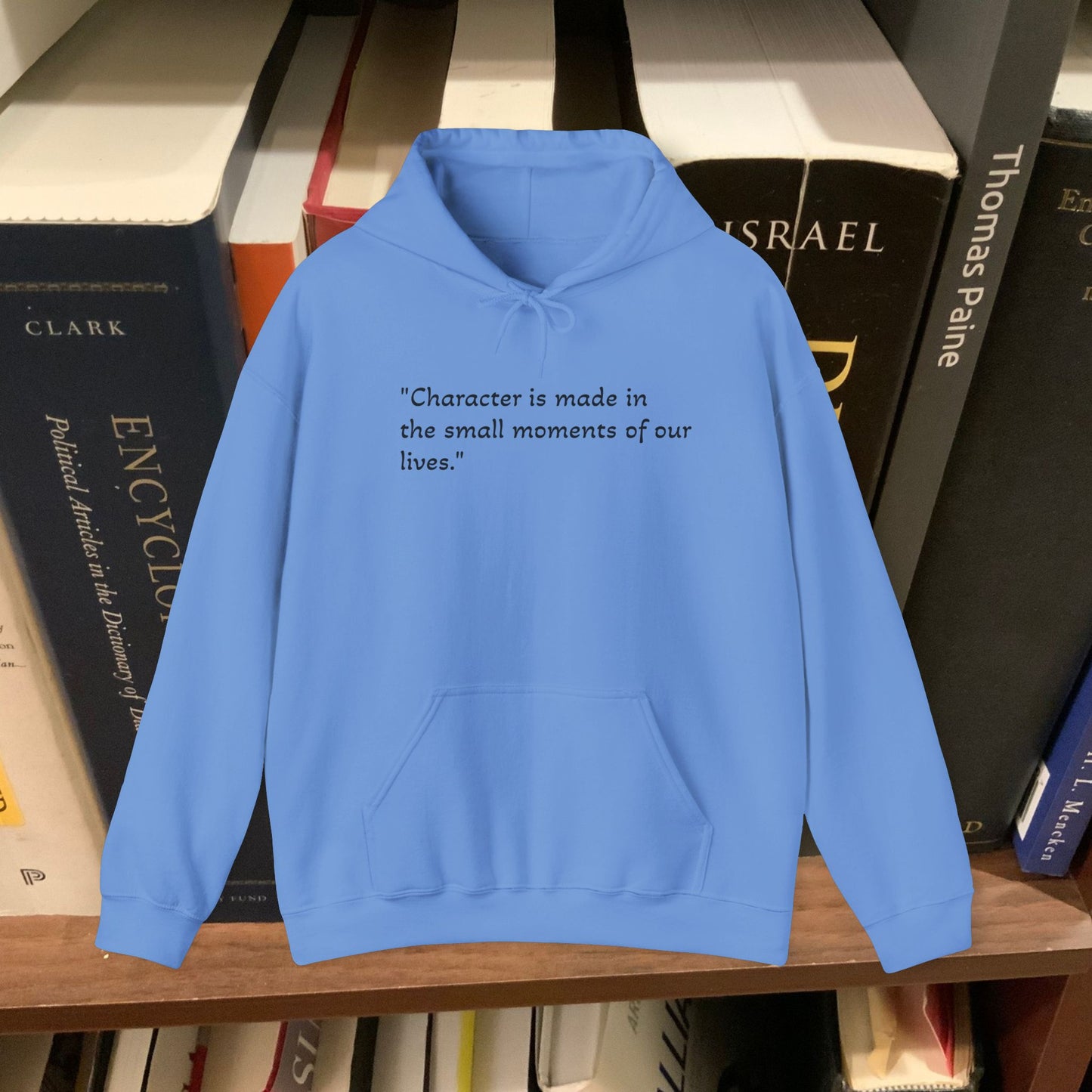 "Character is made..." Unisex Heavy Blend™ Hooded Sweatshirt
