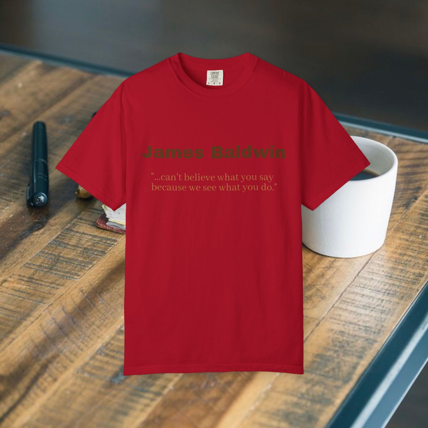 James Baldwin '..we see what you do."