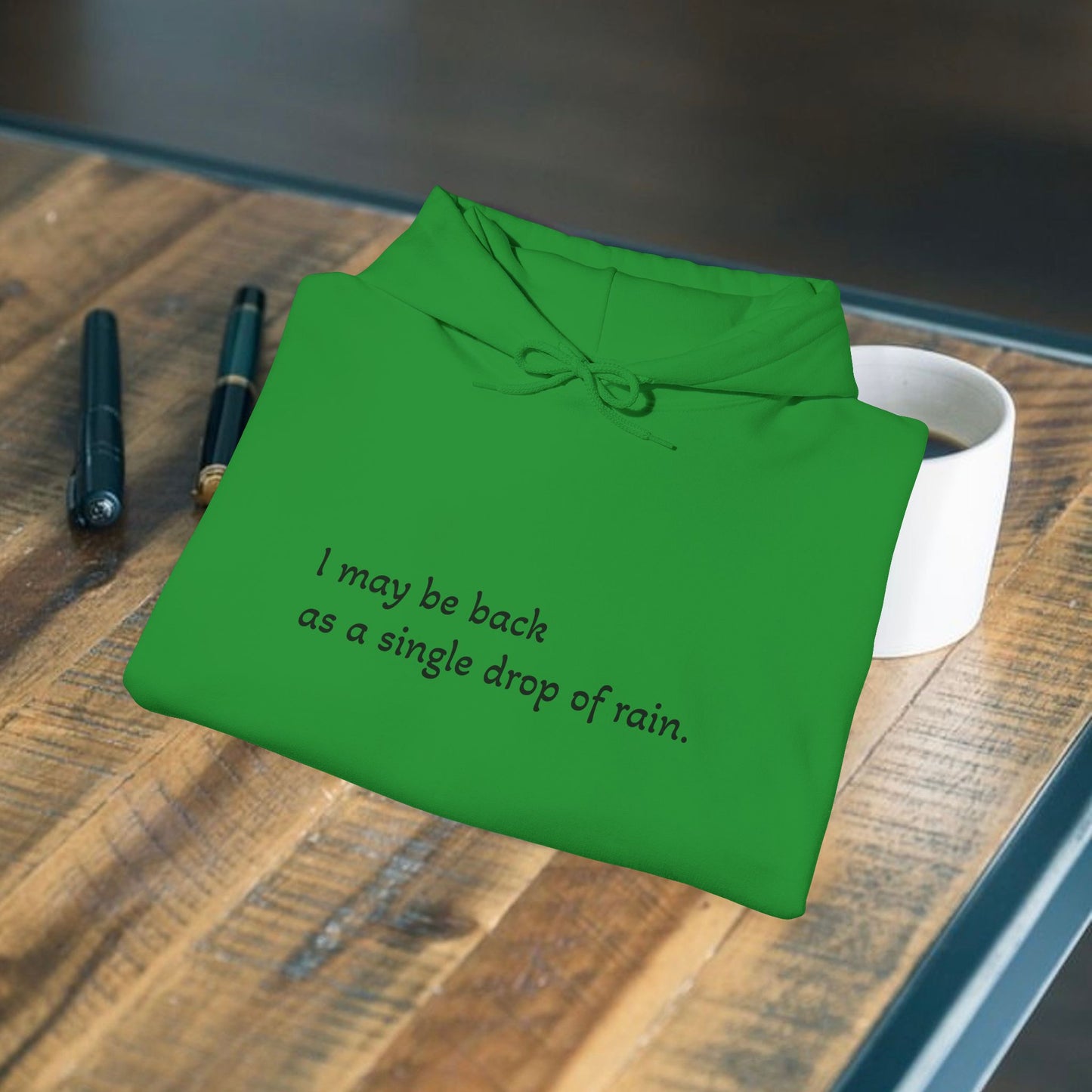 "Single drop of rain" Unisex Heavy Blend™ Hooded Sweatshirt