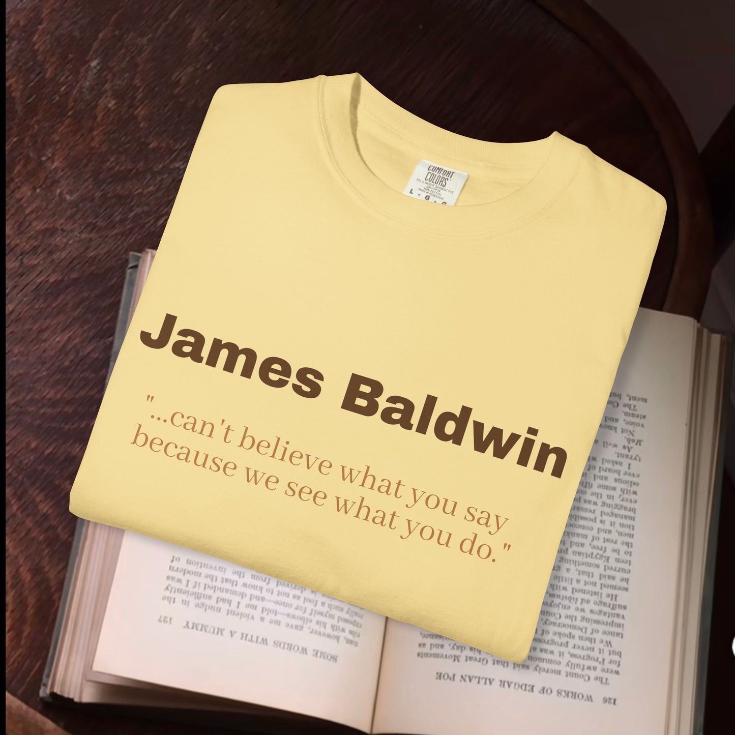 James Baldwin '..we see what you do."
