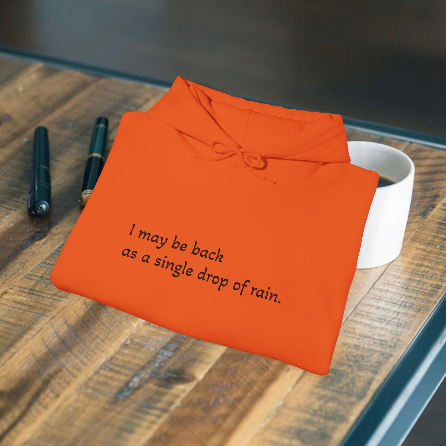 "Single drop of rain" Unisex Heavy Blend™ Hooded Sweatshirt