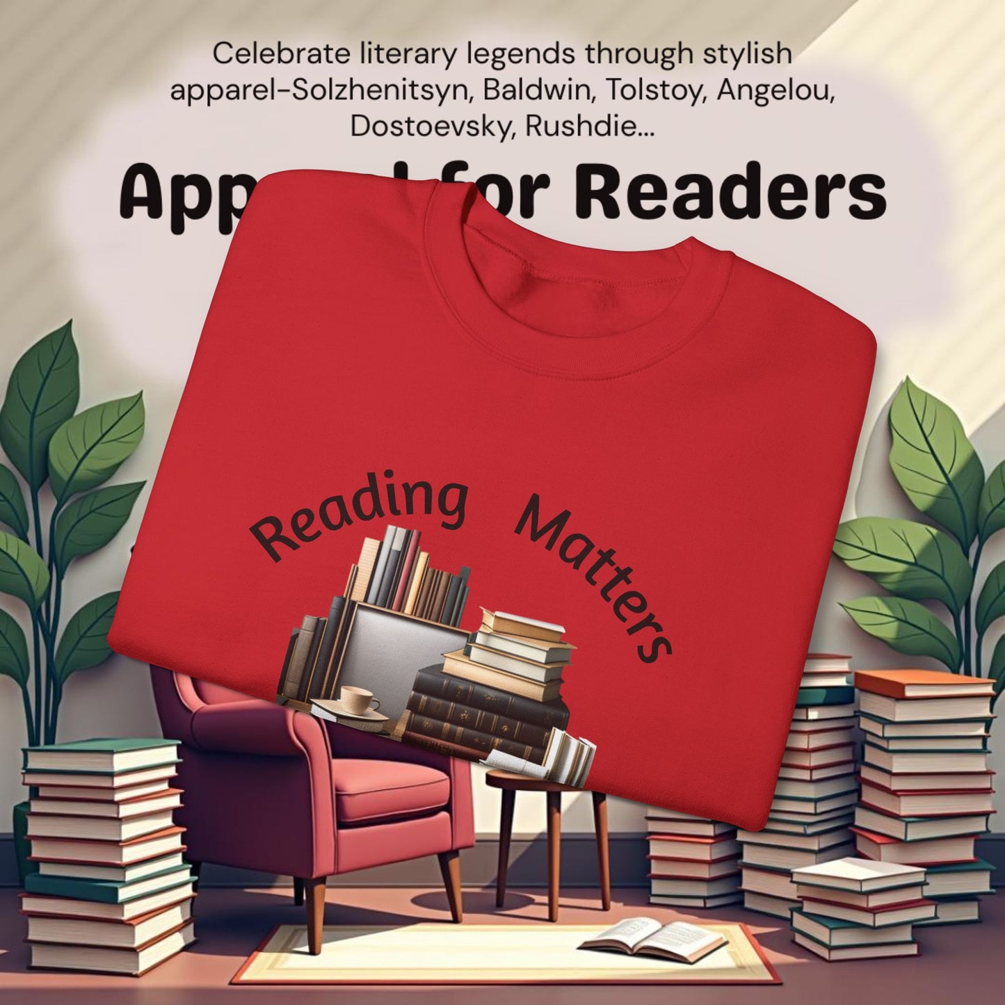 Reading Matters Unisex Heavy Blend™ Crewneck Sweatshirt