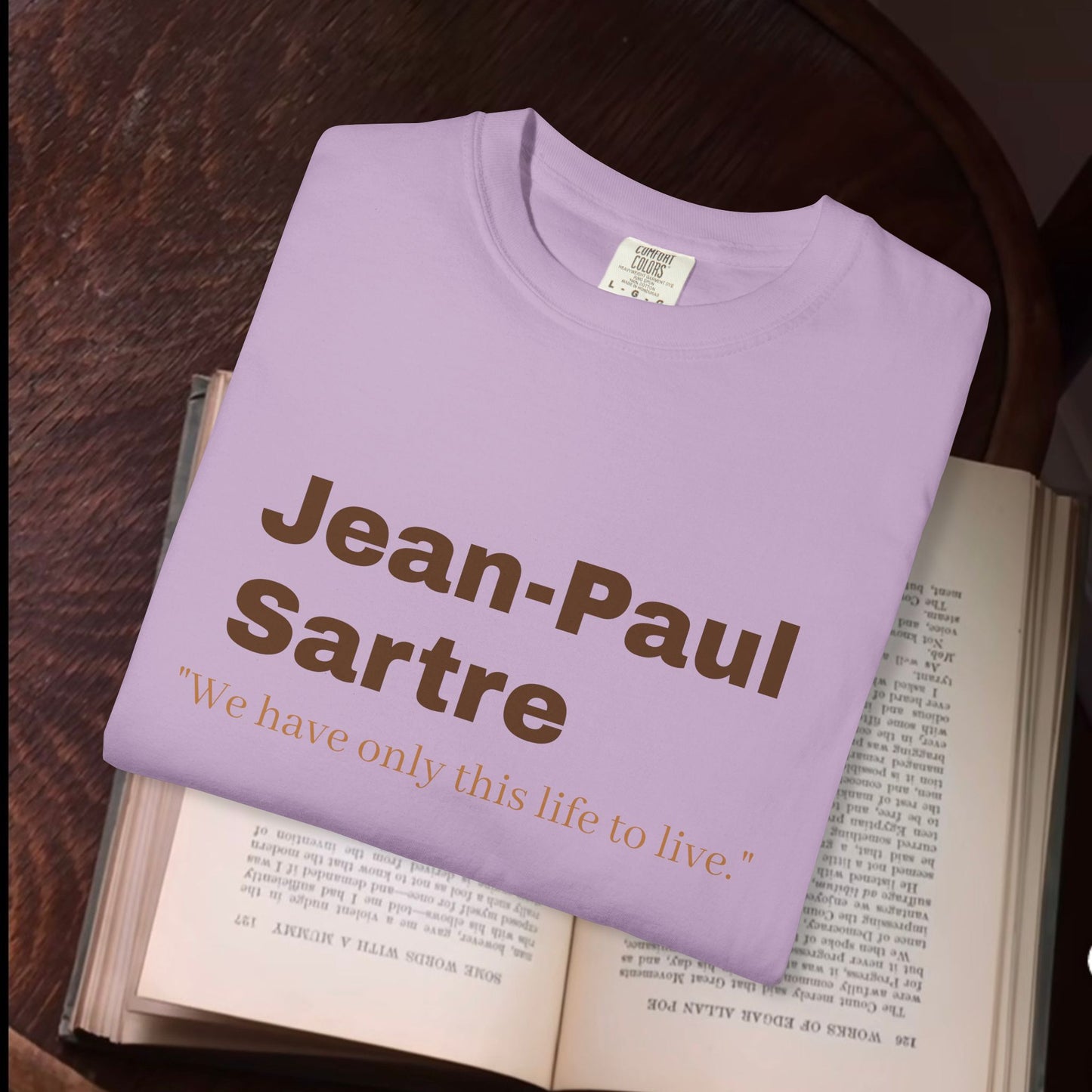 Jean-Paul Sartre 'We have only this life..."