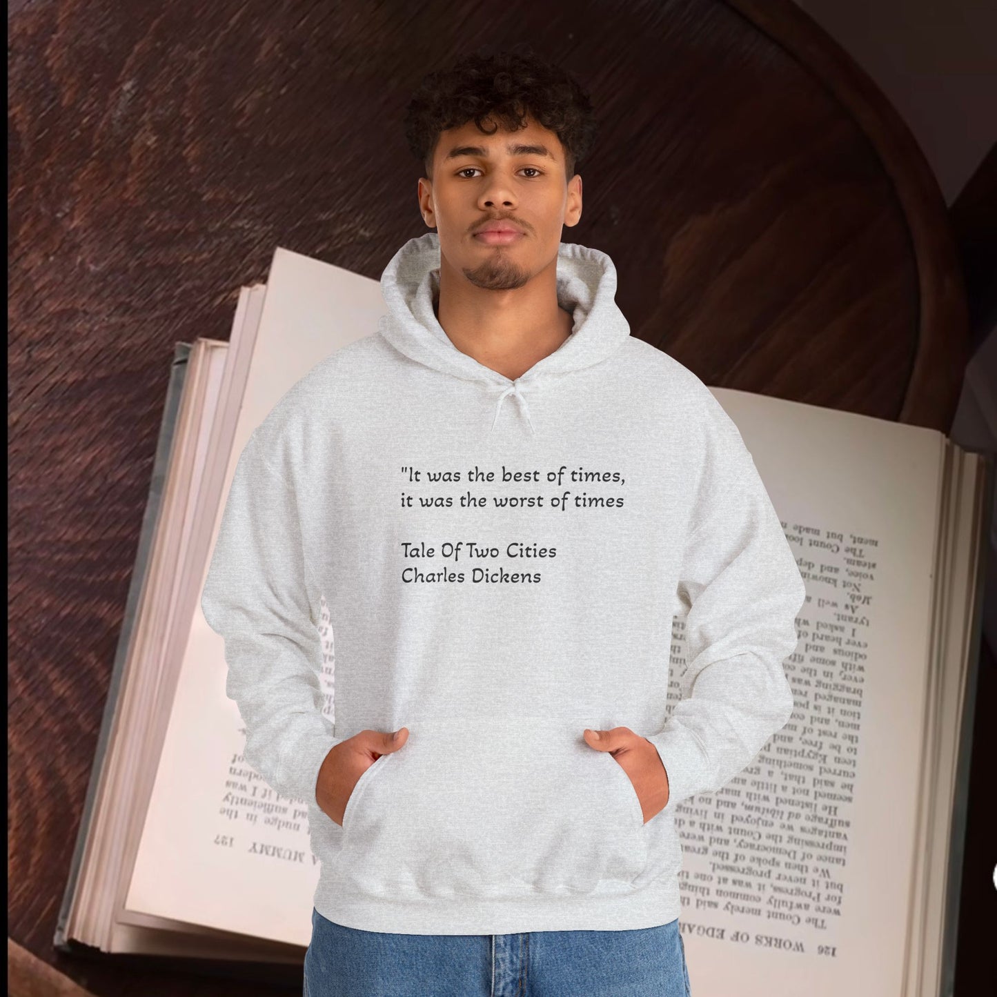 best of times,.." Unisex Heavy Blend™ Hooded Sweatshirt