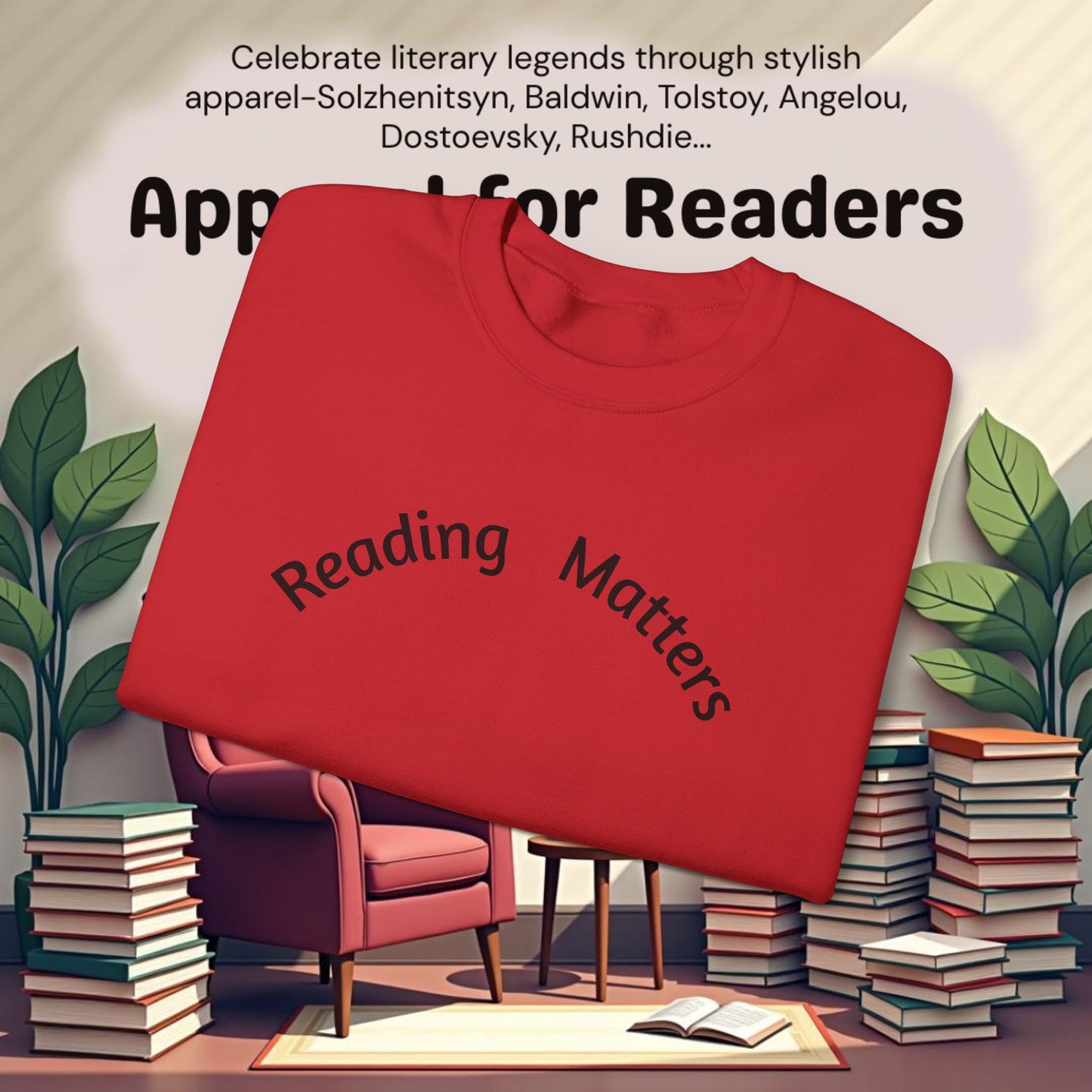 Reading Matters Unisex Heavy Blend™ Crewneck Sweatshirt