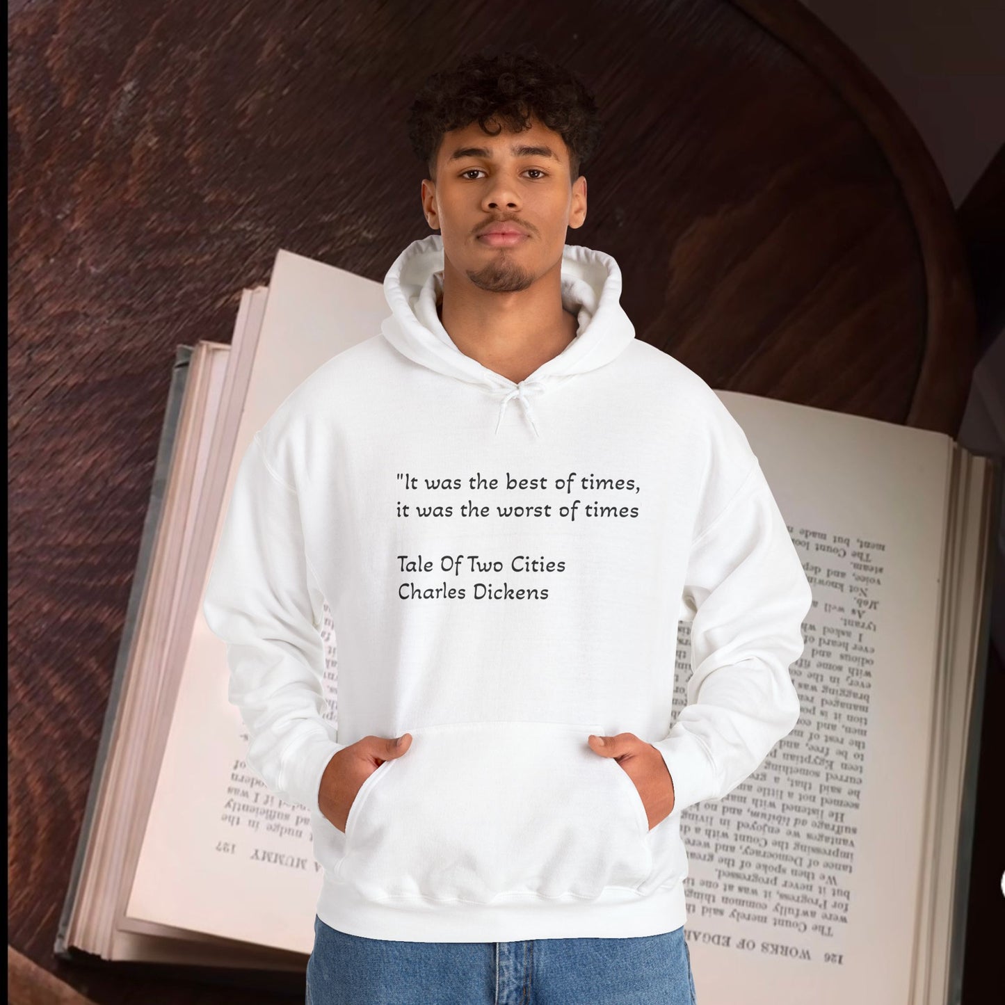 best of times,.." Unisex Heavy Blend™ Hooded Sweatshirt