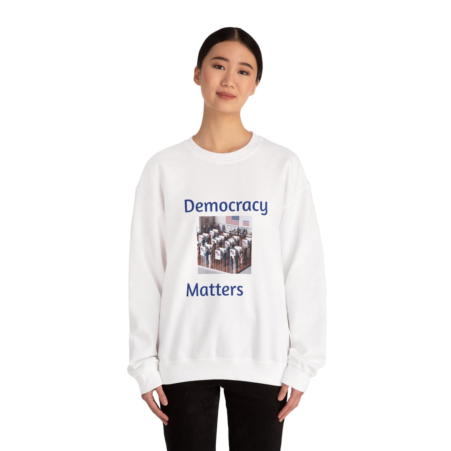 Democracy Matters Unisex Heavy Blend™ Crewneck Sweatshirt