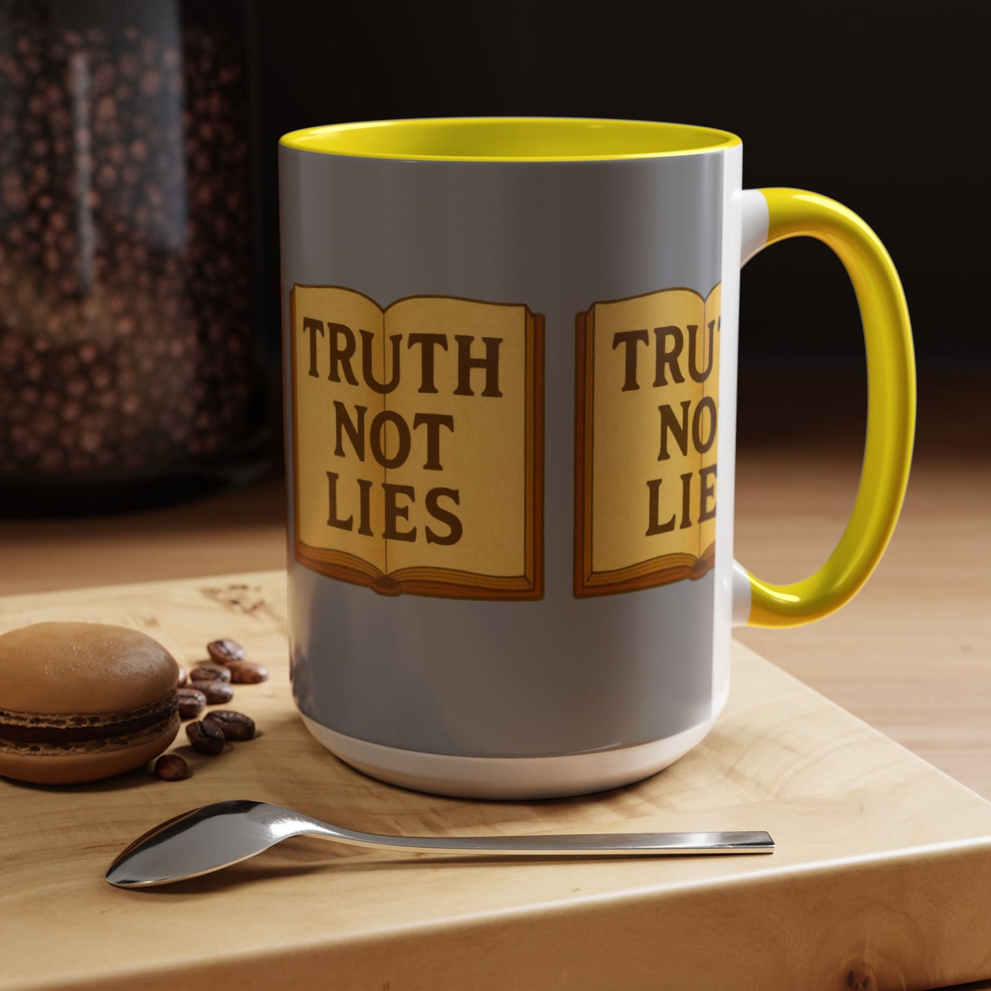 Truth Not Lies With Color Lining Mug (11, 15oz)
