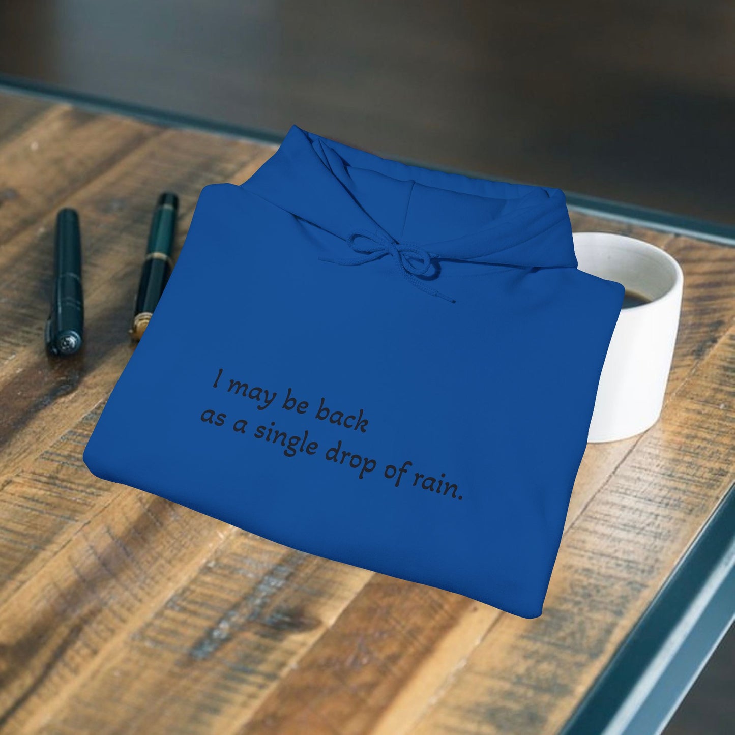"Single drop of rain" Unisex Heavy Blend™ Hooded Sweatshirt
