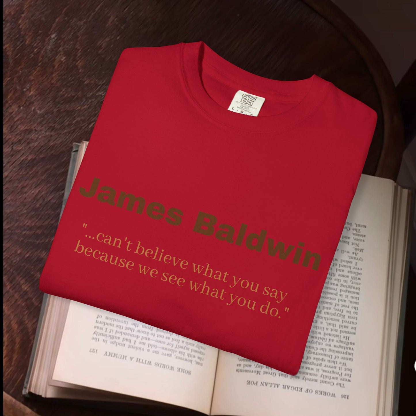James Baldwin '..we see what you do."