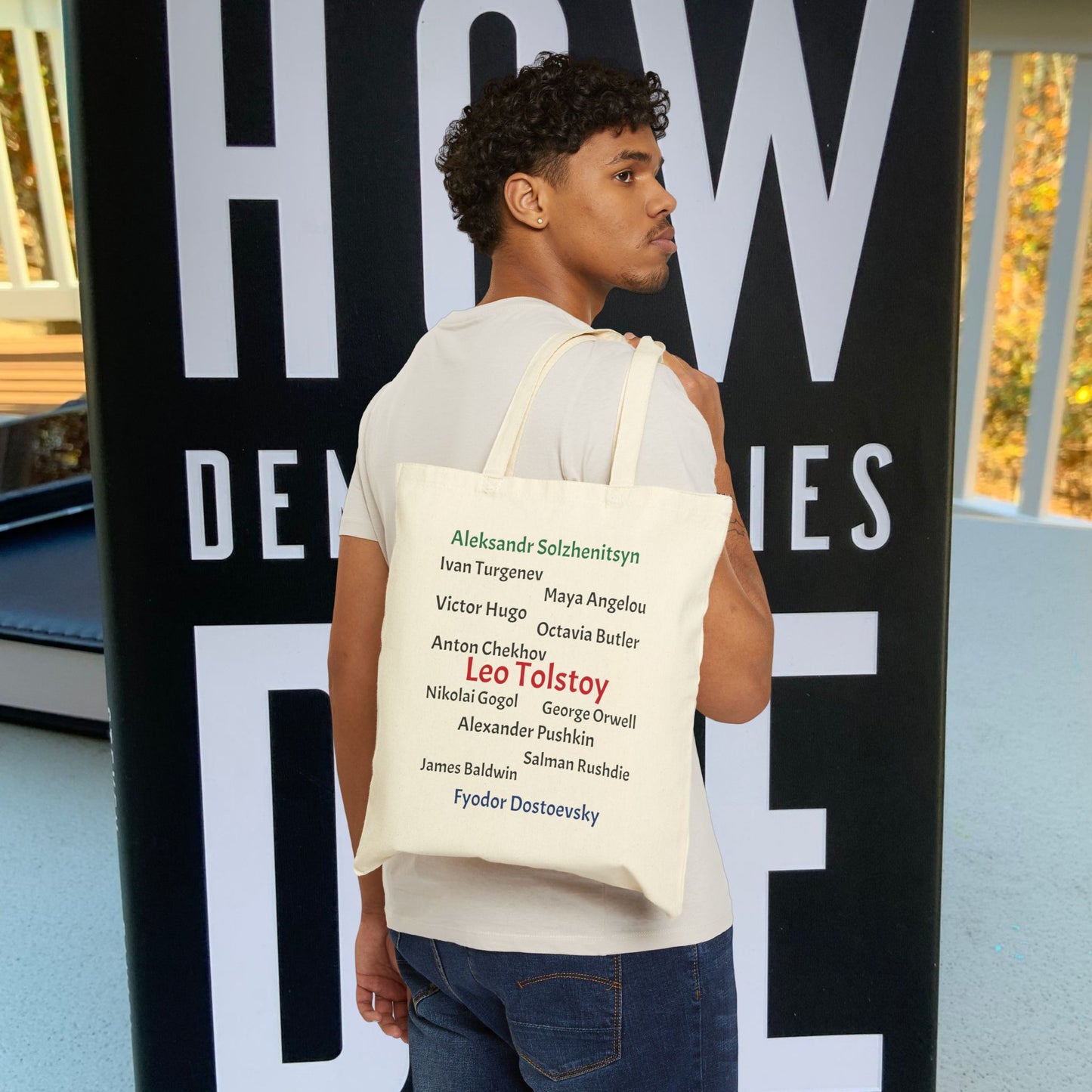 Broken Timber of Humanity Literary Tote Bag