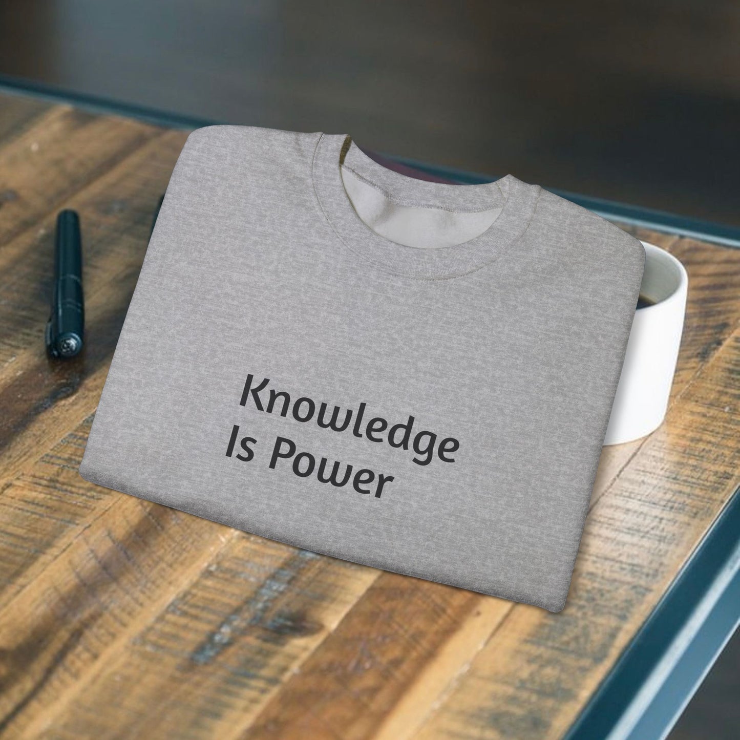 Knowledge Is Power Unisex Heavy Blend™ Crewneck Sweatshirt