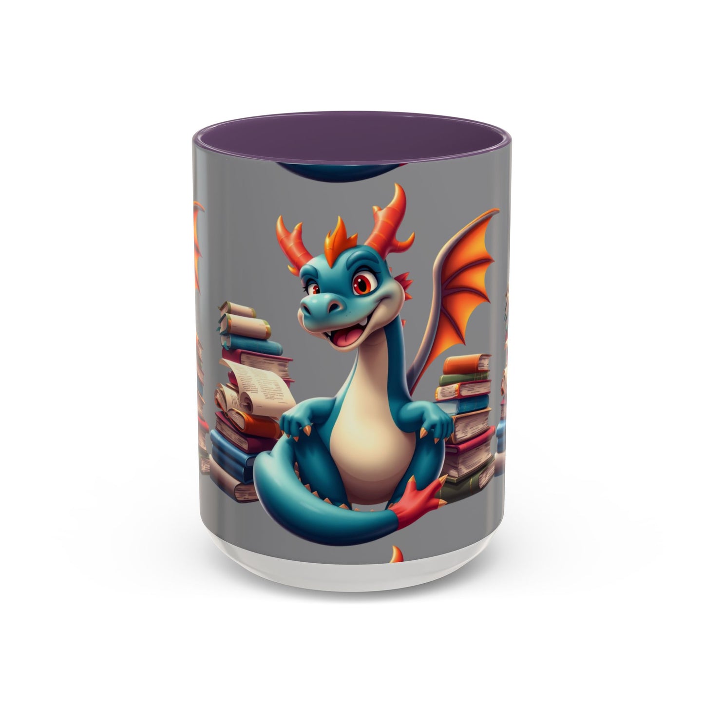 Literary Dragon Color Lining  Mug (11, 15oz)