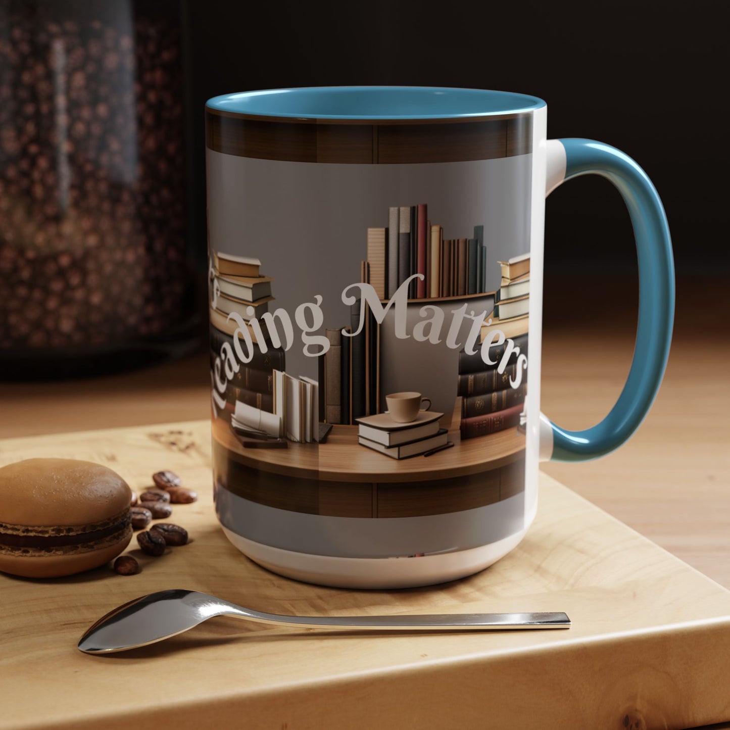 Reading Matters Color Lining  Mug (11, 15oz)