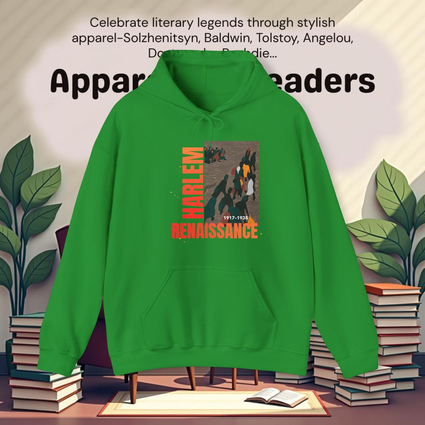 Harlem Renaissance Artwork..Unisex Heavy Blend™ Hooded Sweatshirt