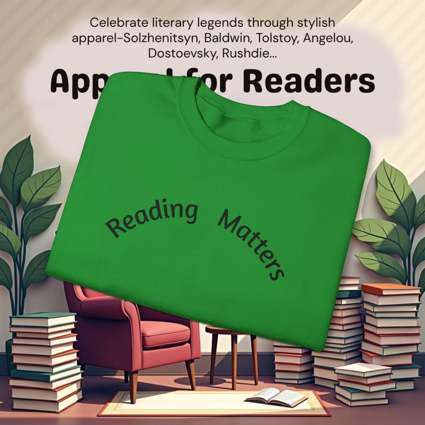 Reading Matters Unisex Heavy Blend™ Crewneck Sweatshirt