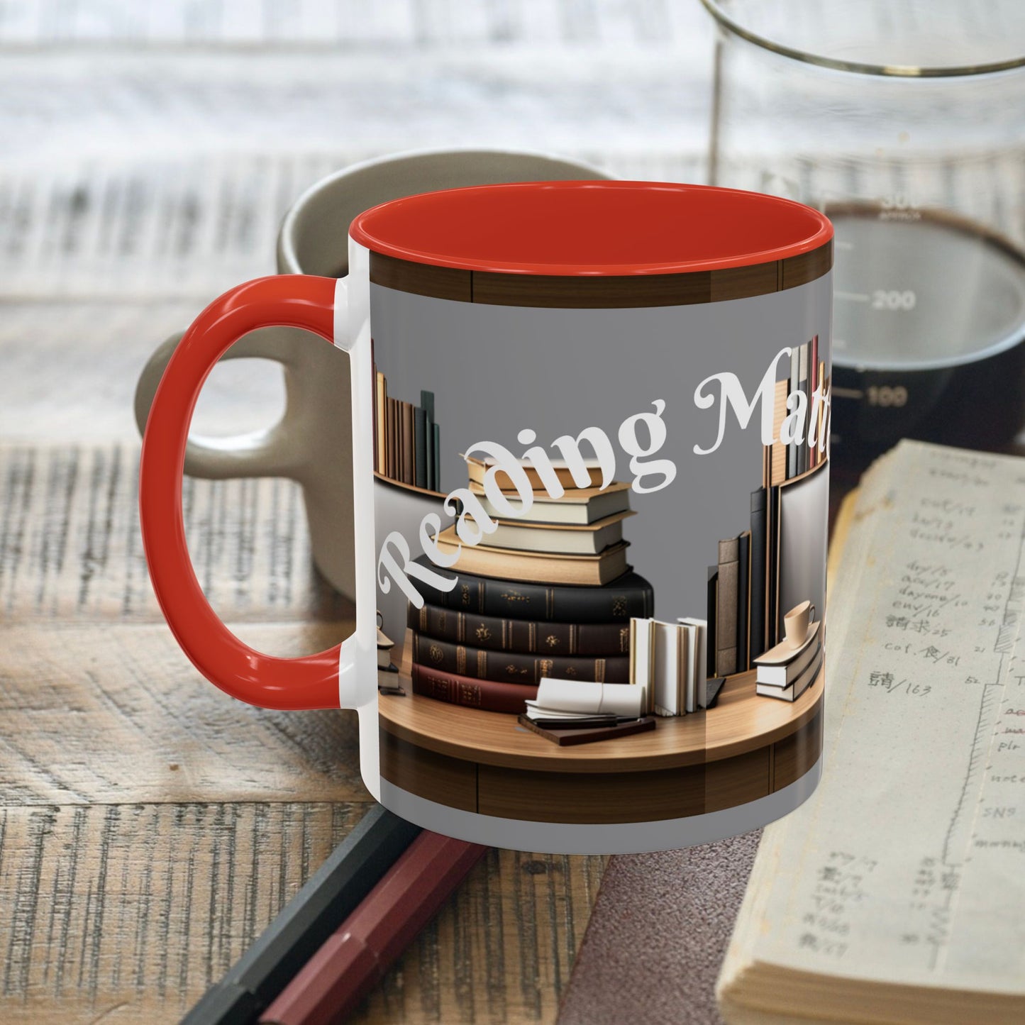 Reading Matters Color Lining  Mug (11, 15oz)