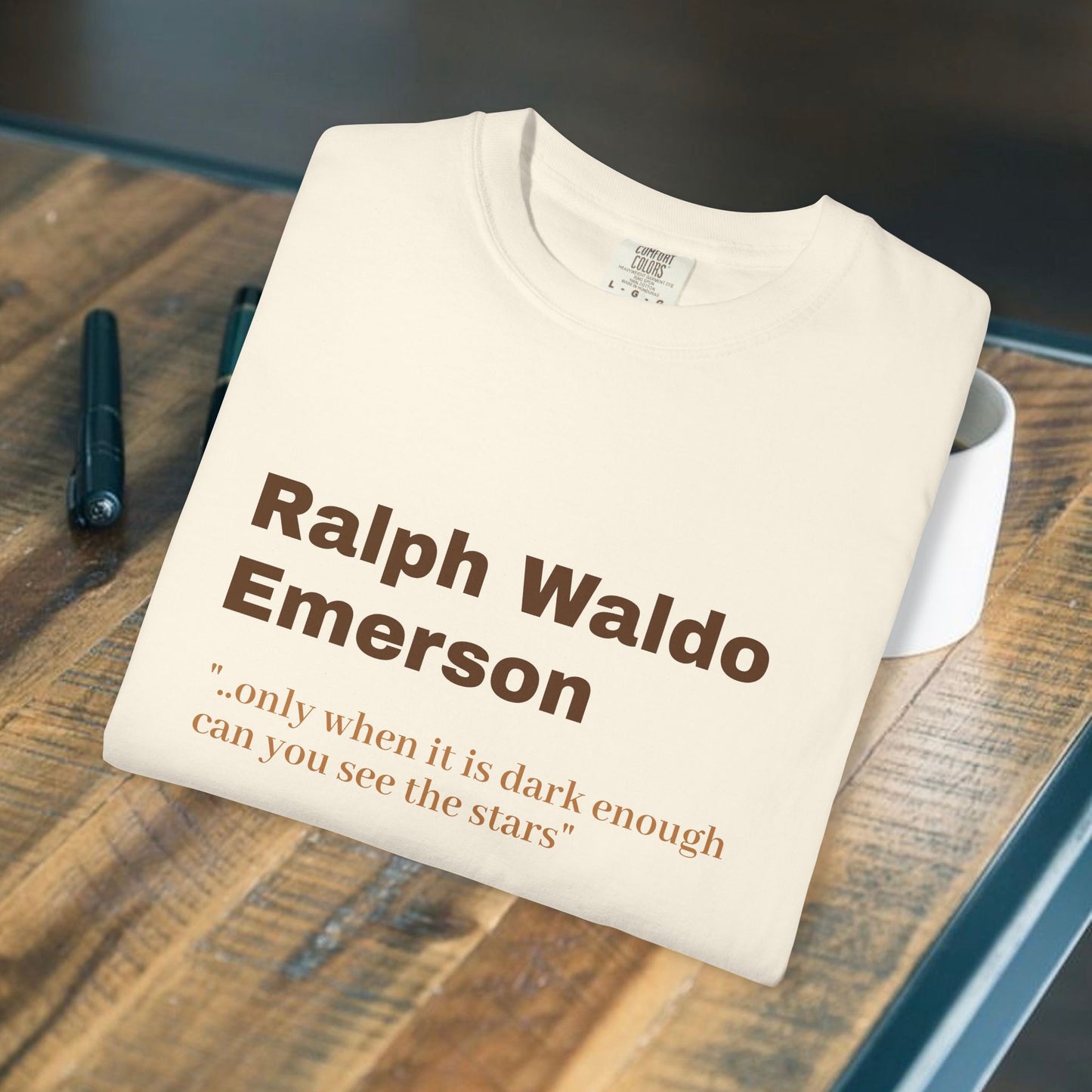 Ralph Waldo Emerson '.only when it is dark enough.."