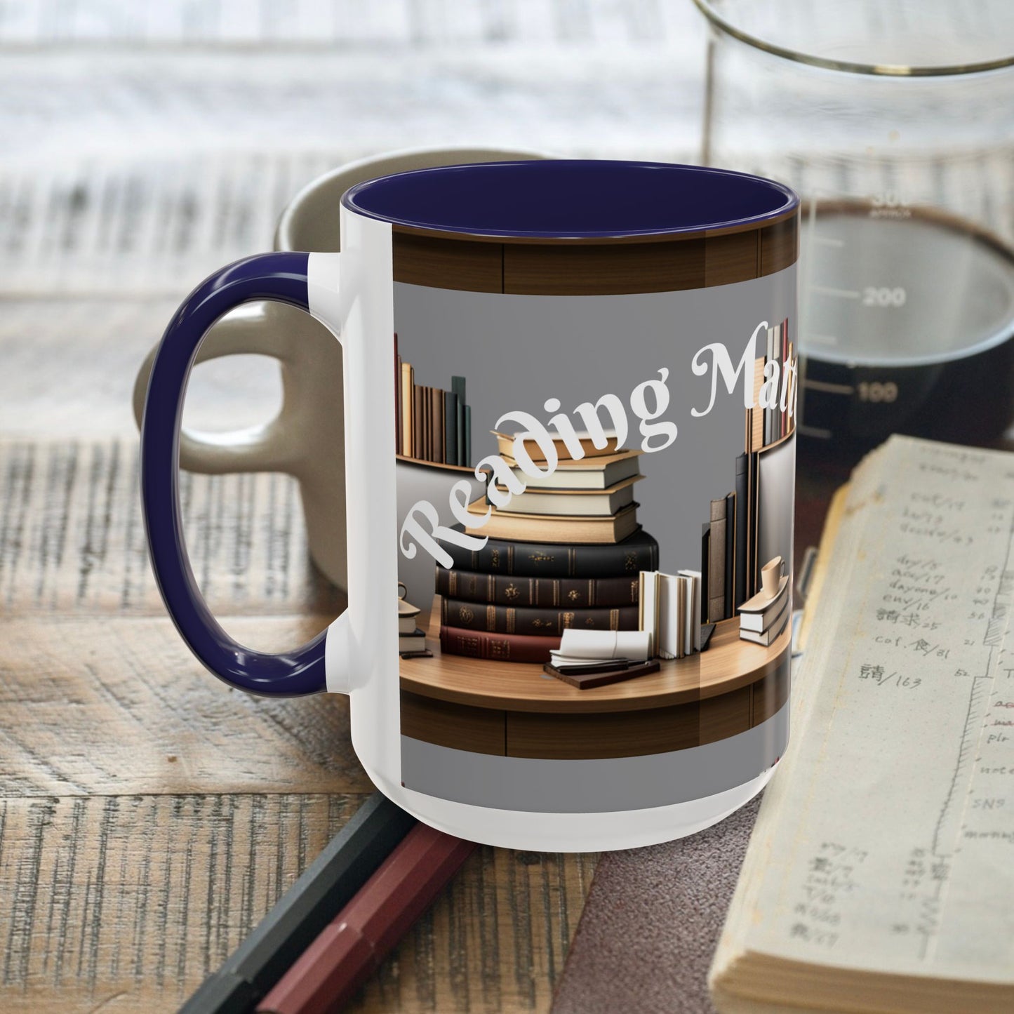 Reading Matters Color Lining  Mug (11, 15oz)