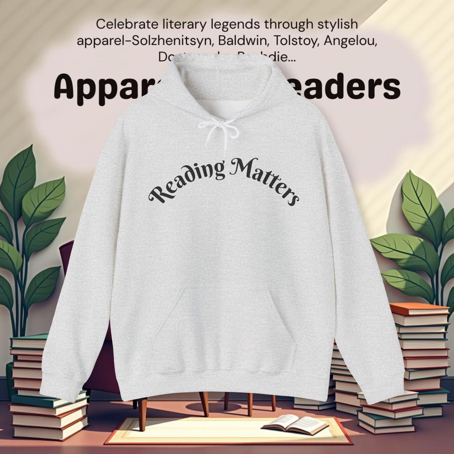 Reading Matters..Unisex Heavy Blend™ Hooded Sweatshirt
