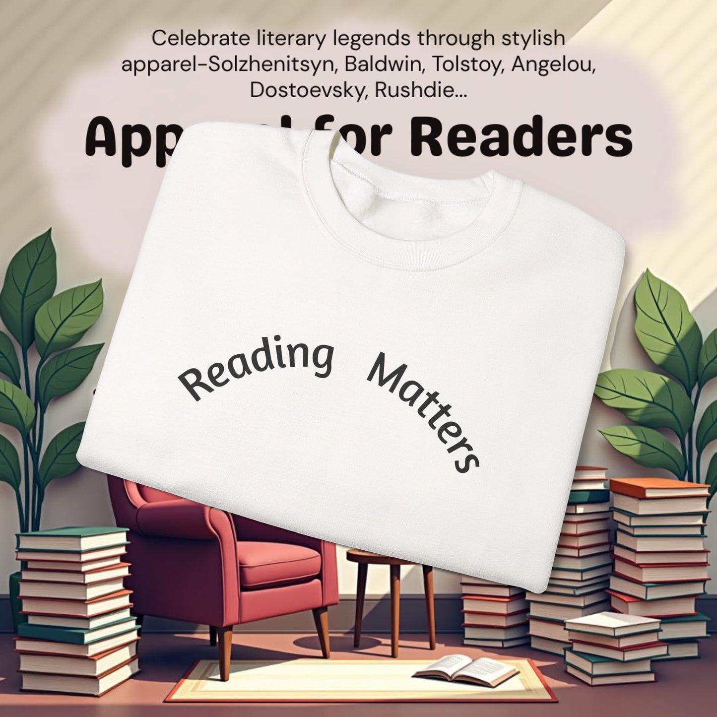 Reading Matters Unisex Heavy Blend™ Crewneck Sweatshirt