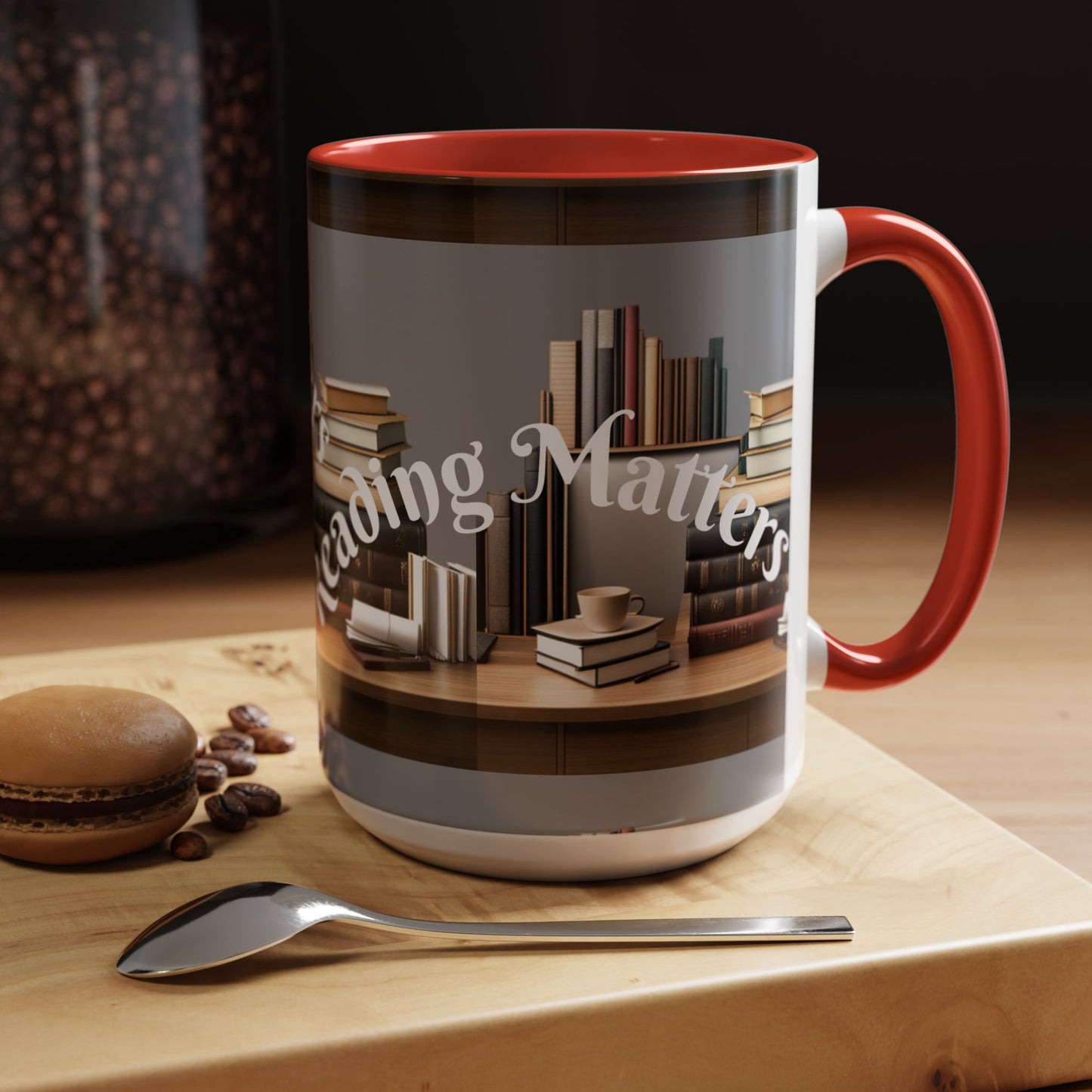 Reading Matters Color Lining  Mug (11, 15oz)