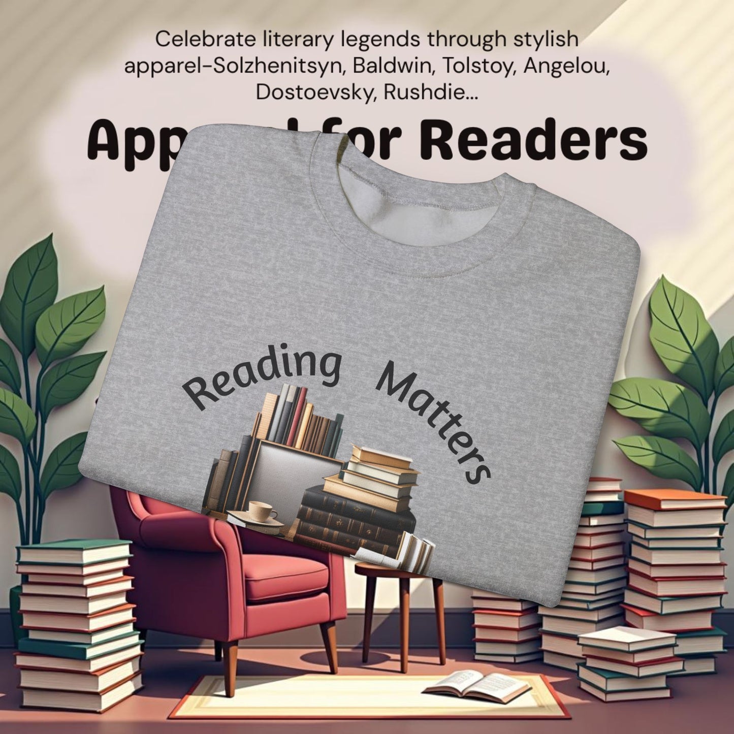 Reading Matters Unisex Heavy Blend™ Crewneck Sweatshirt