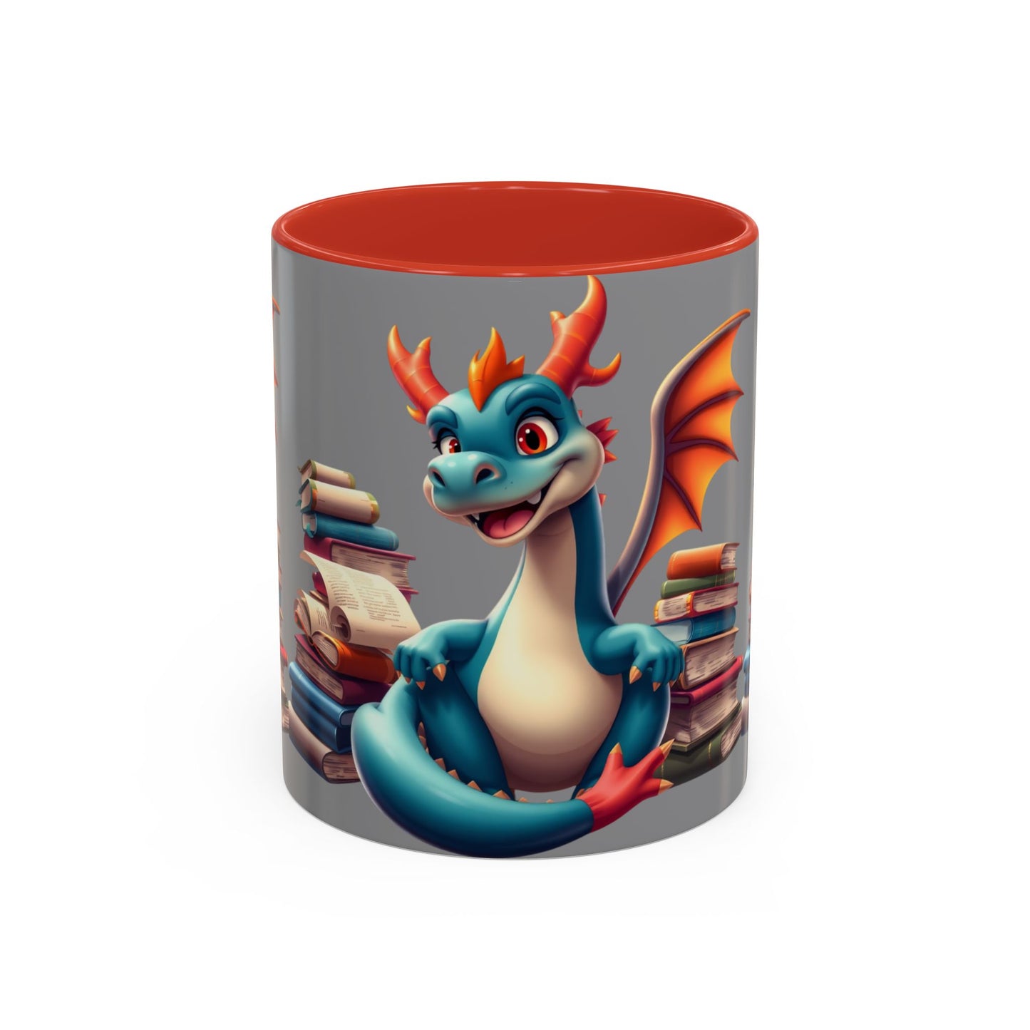 Literary Dragon Color Lining  Mug (11, 15oz)