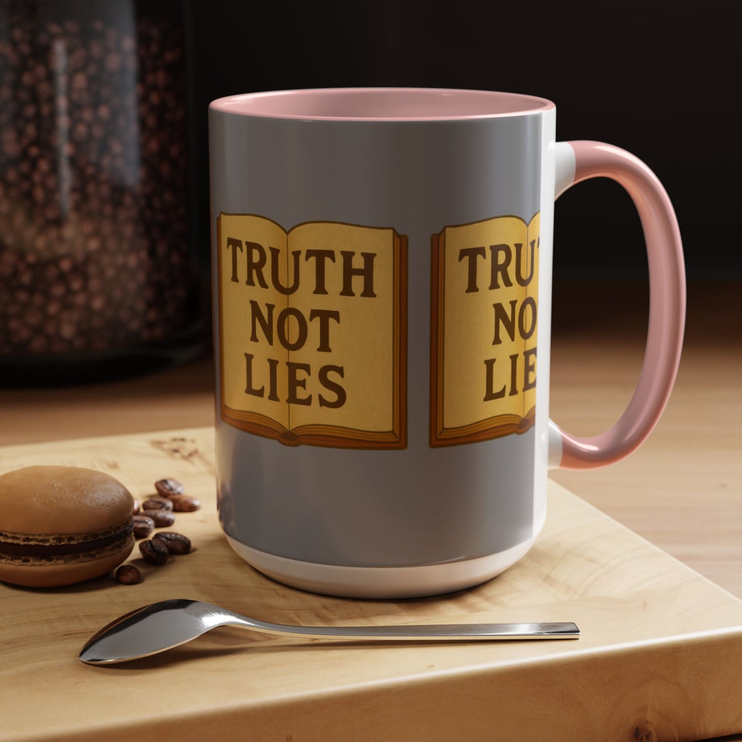 Truth Not Lies With Color Lining  Mug (11, 15oz)