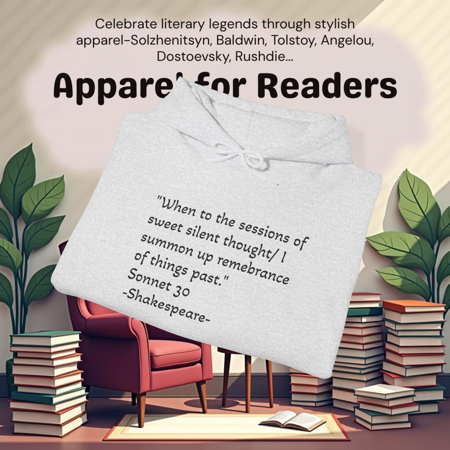 Sonnet 30 Shakespeare " Hoodie - Unisex Heavy Blend Sweatshirt