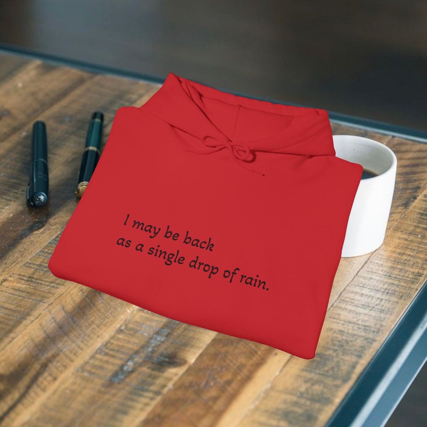 "Single drop of rain" Unisex Heavy Blend™ Hooded Sweatshirt