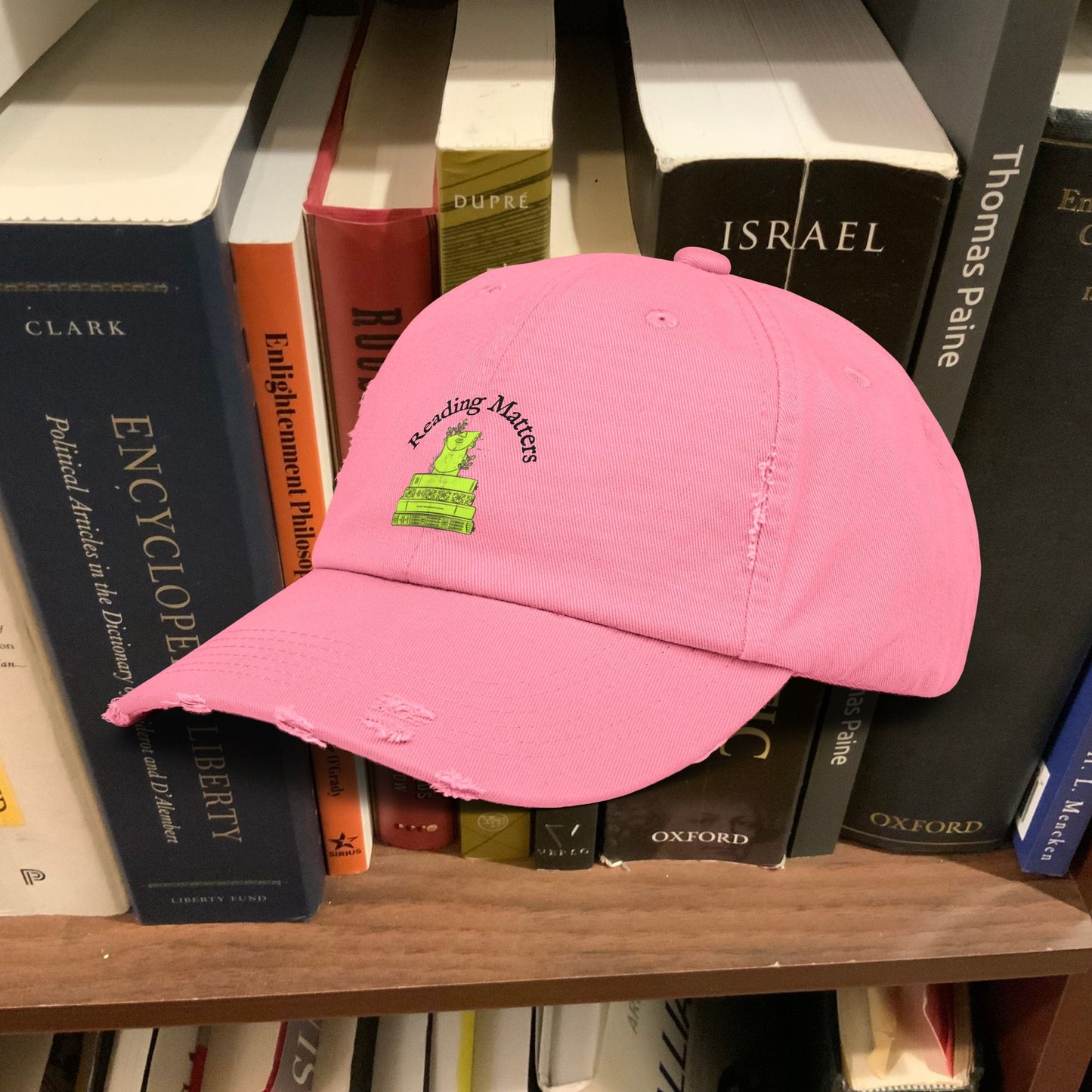 ReadingMatters Unisex Distressed Cap