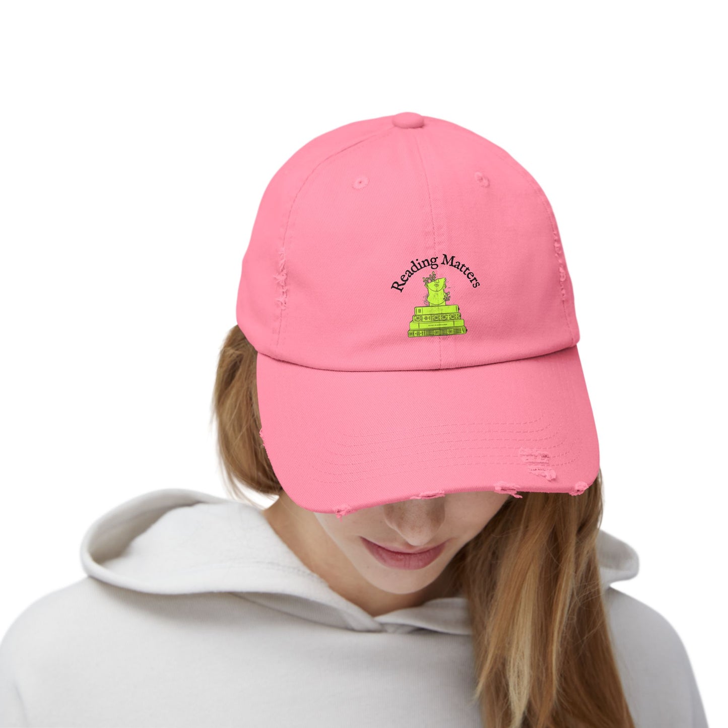 ReadingMatters Unisex Distressed Cap