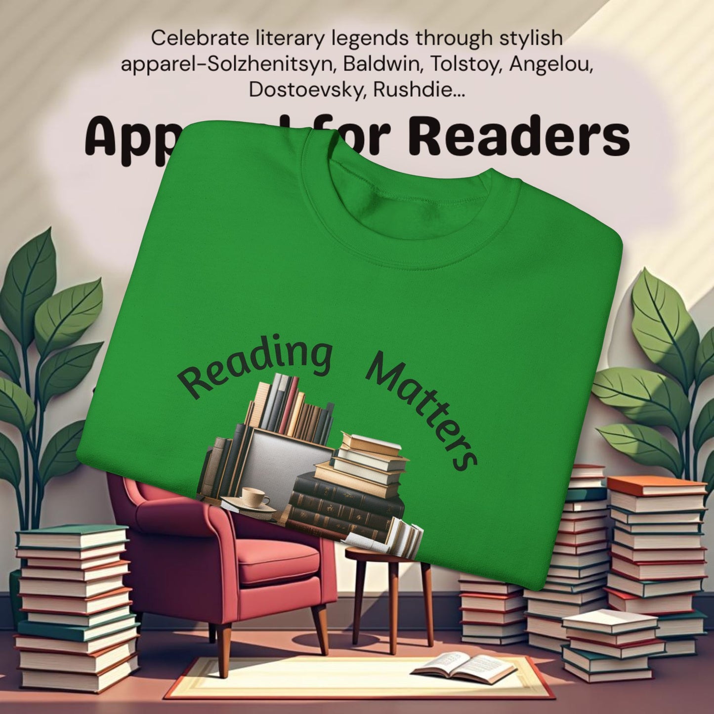 Reading Matters Unisex Heavy Blend™ Crewneck Sweatshirt