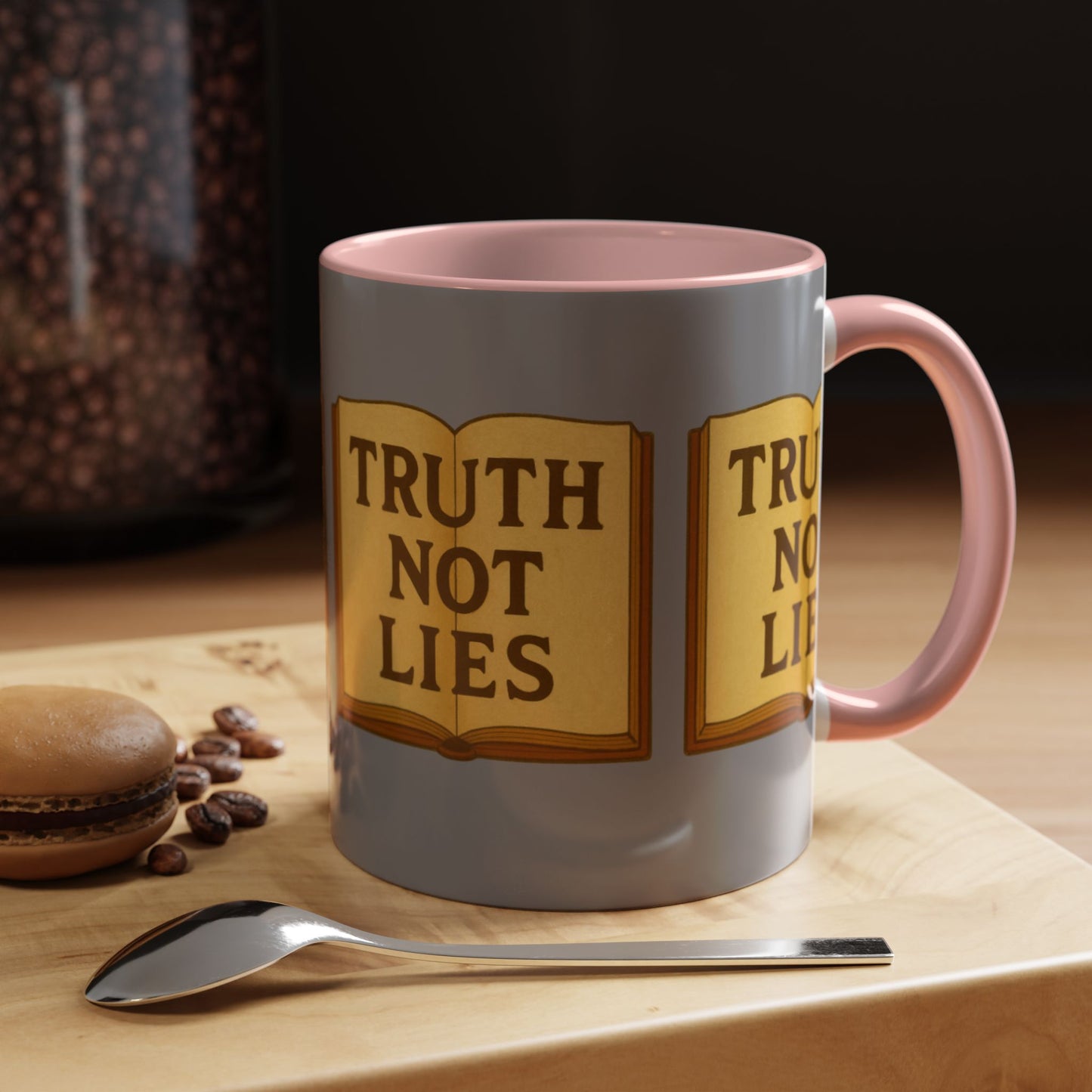 Truth Not Lies With Color Lining  Mug (11, 15oz)