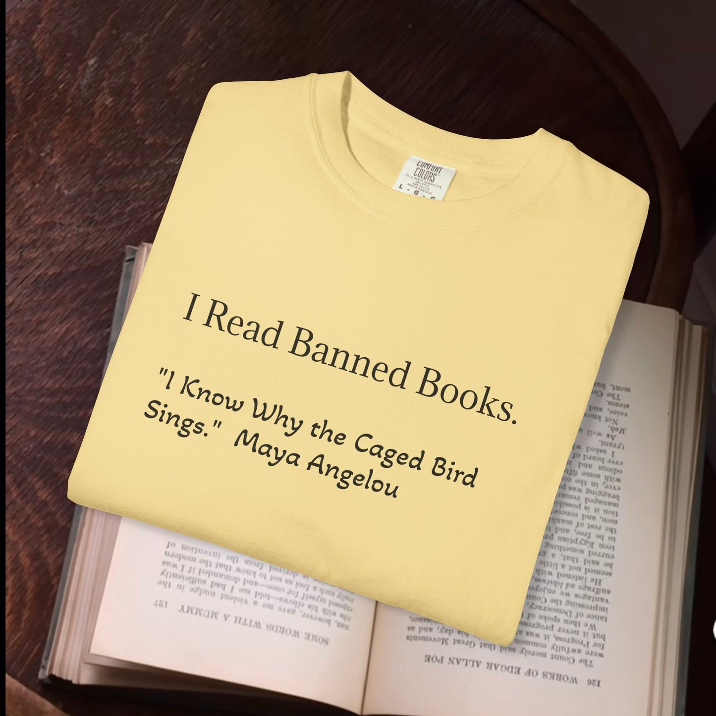 I Read Banned Books '....caged bird sings"